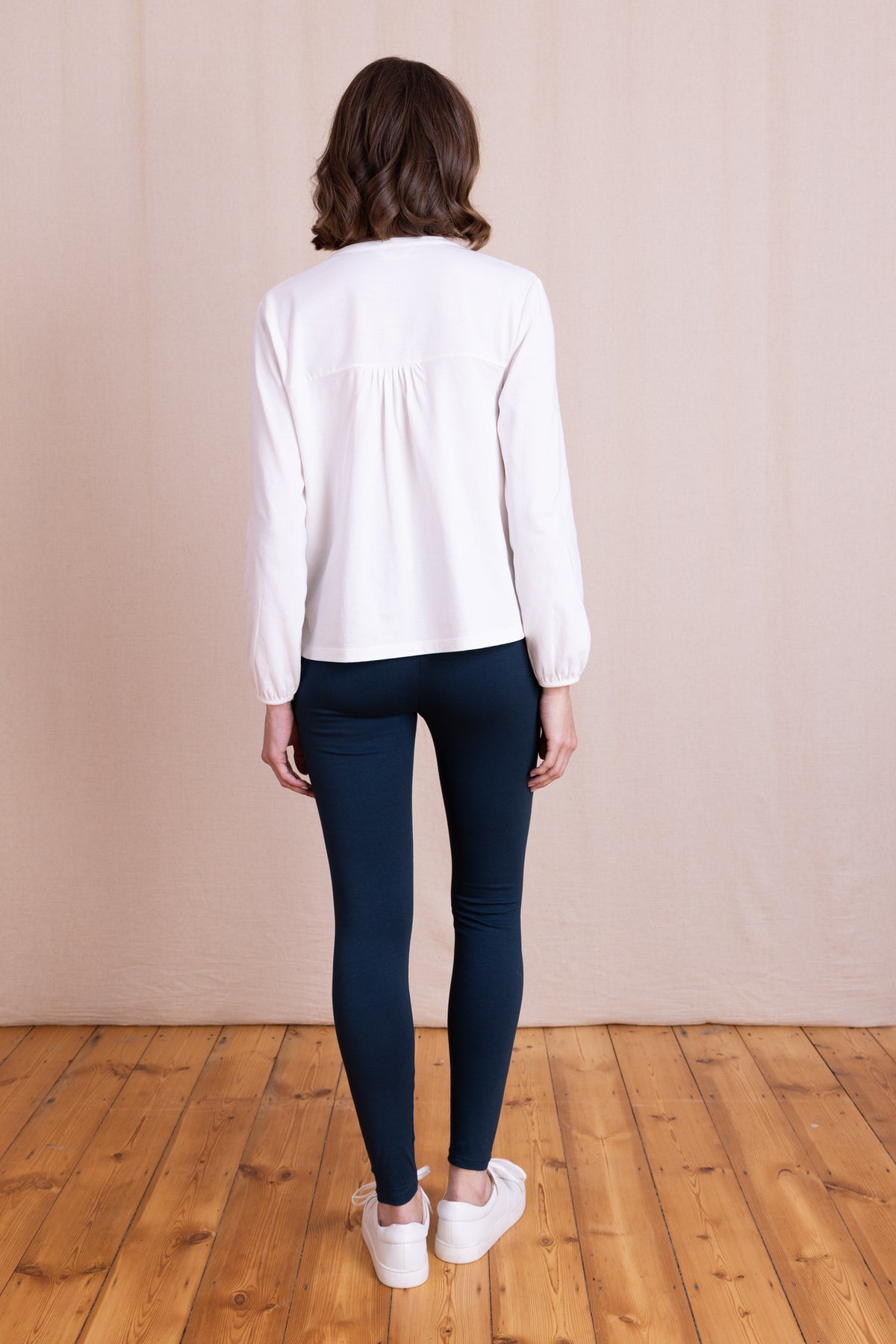 AW26 Organic Cotton Leggings - Navy