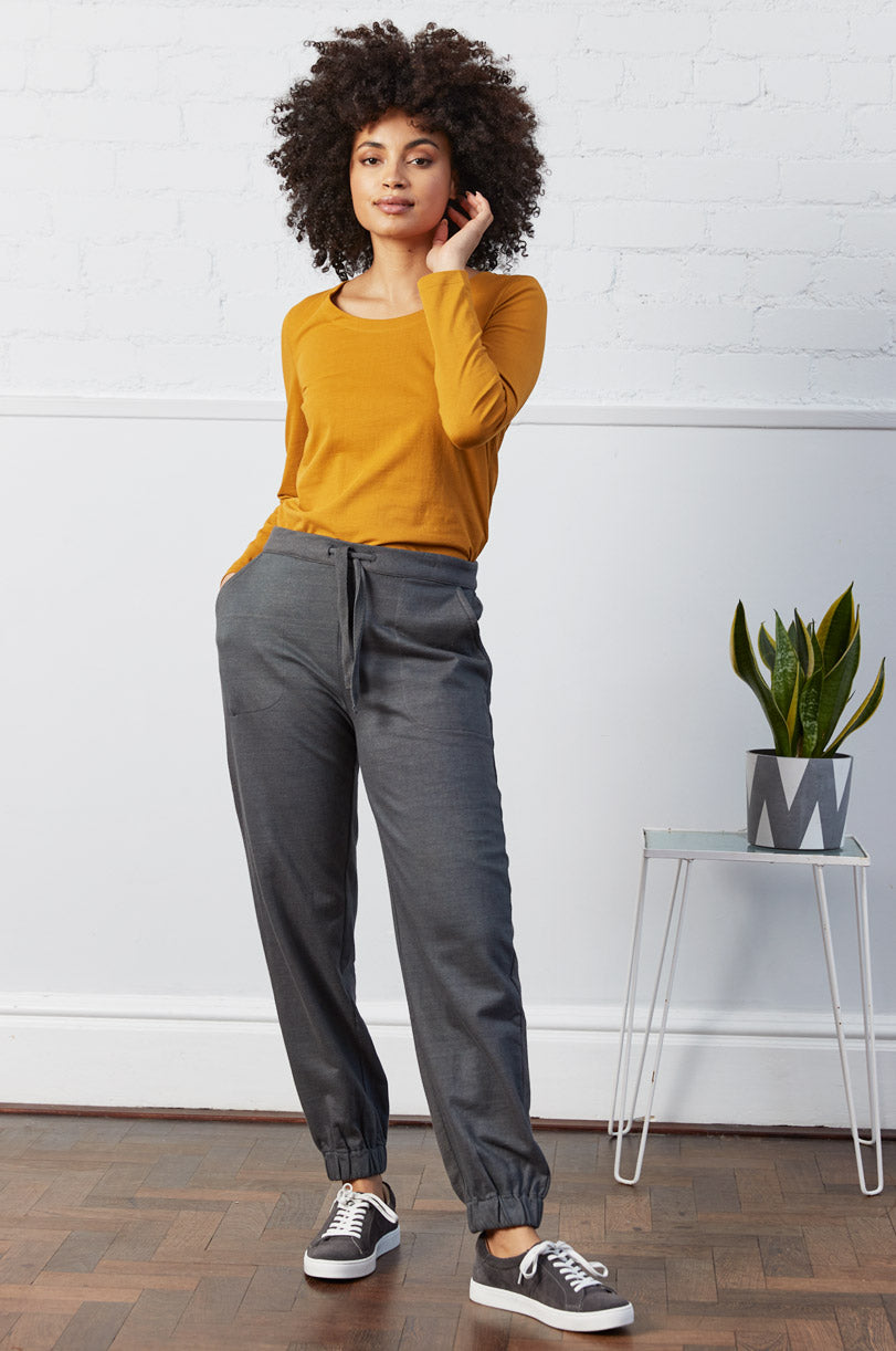 GOTS Organic Cotton Jersey Lounge Trousers