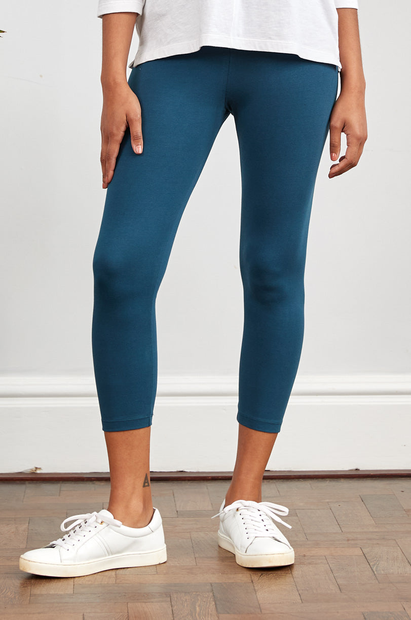 GOTS Organic Cotton New Cropped Legging