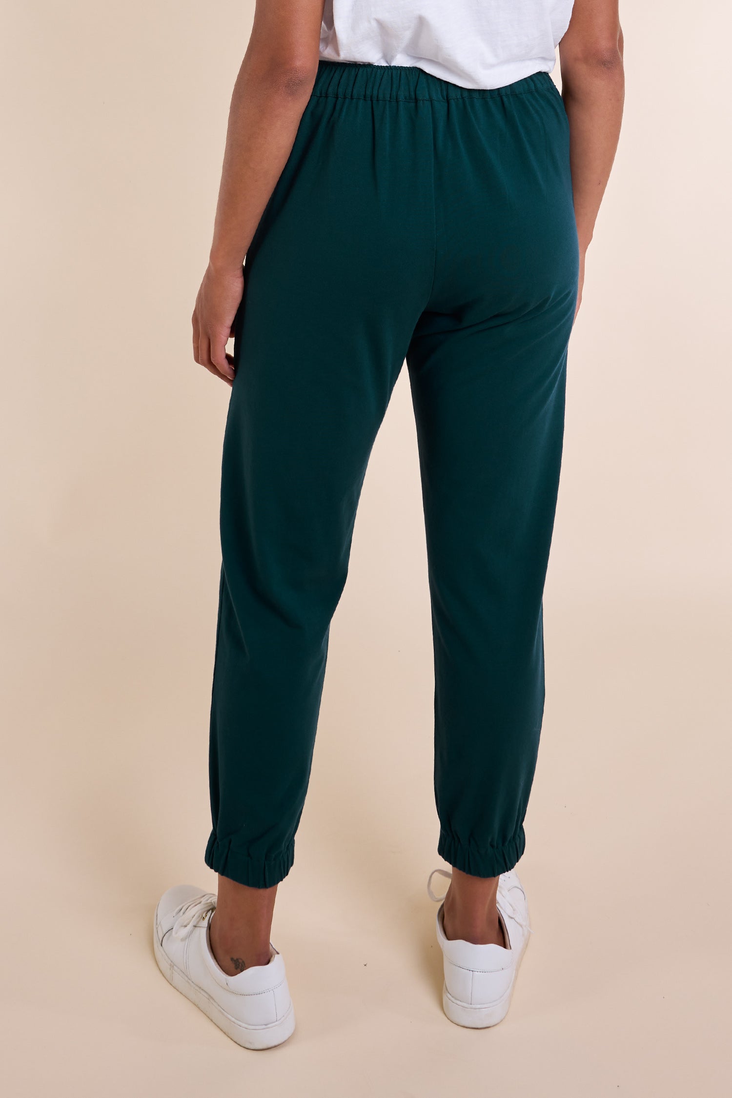 SS25 GOTS Organic Cotton Jersey Trousers - Jet