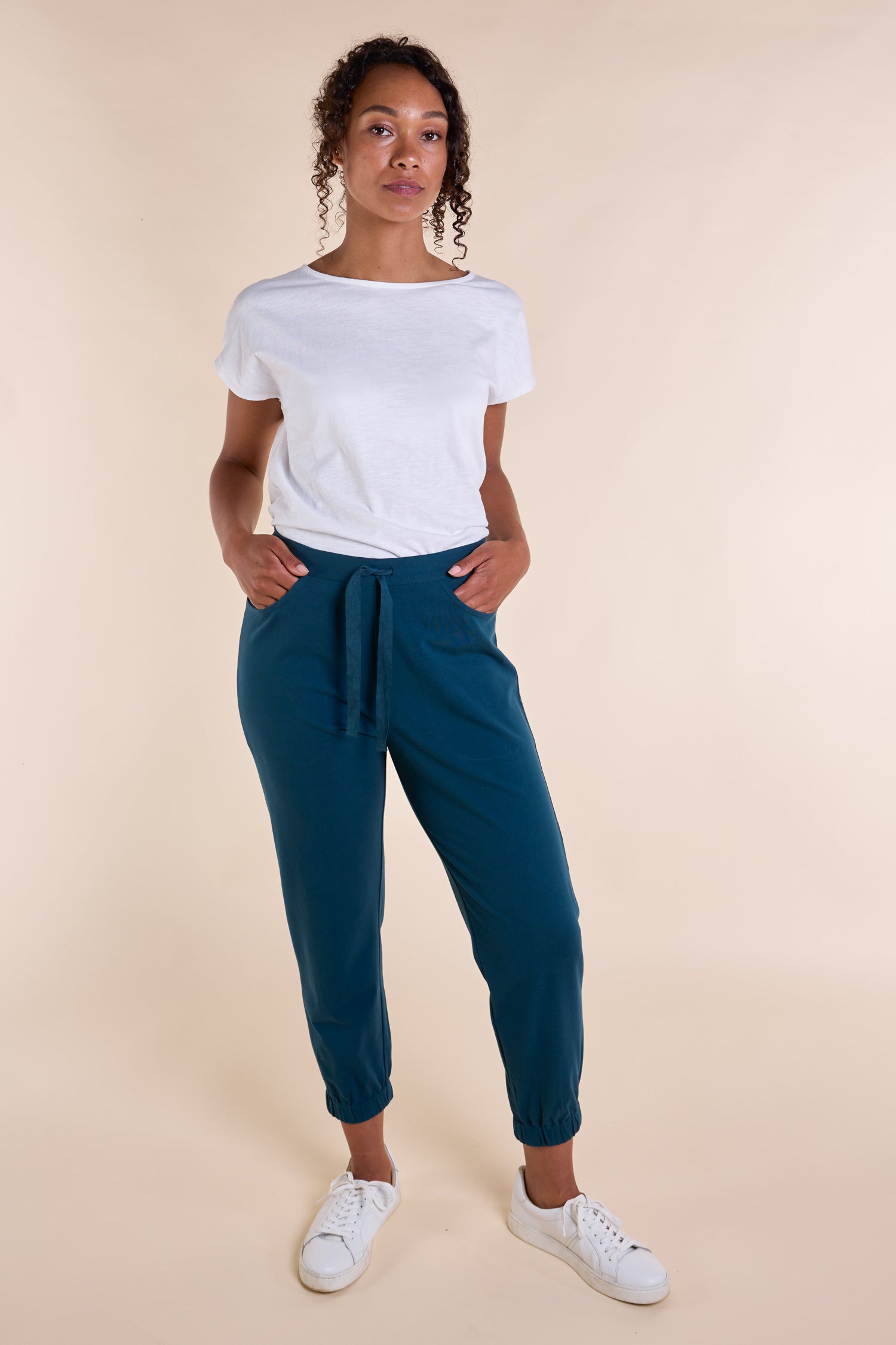 SS25 GOTS Organic Cotton Jersey Trousers - Jet