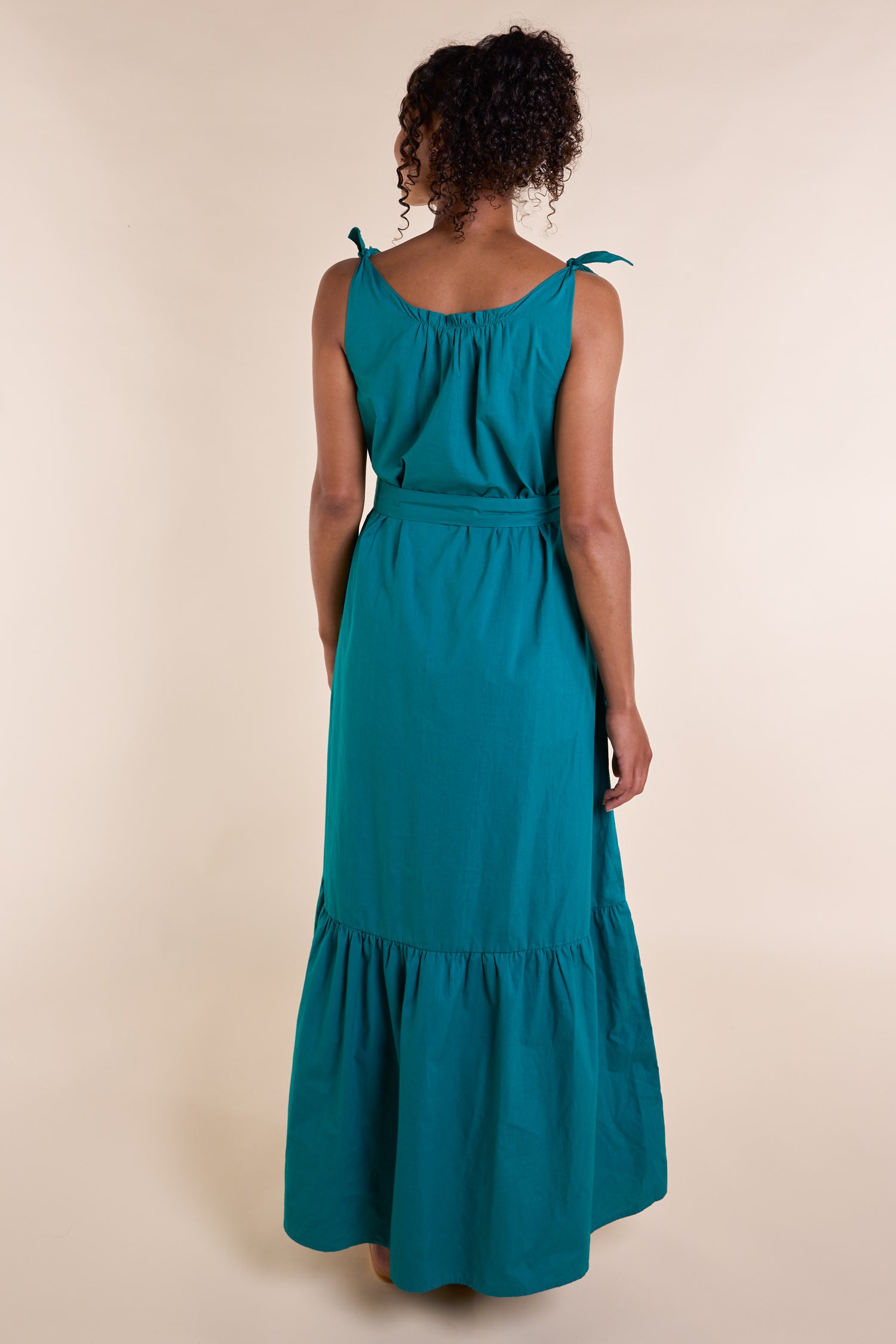 SS25 Poplin Sundress - Emerald