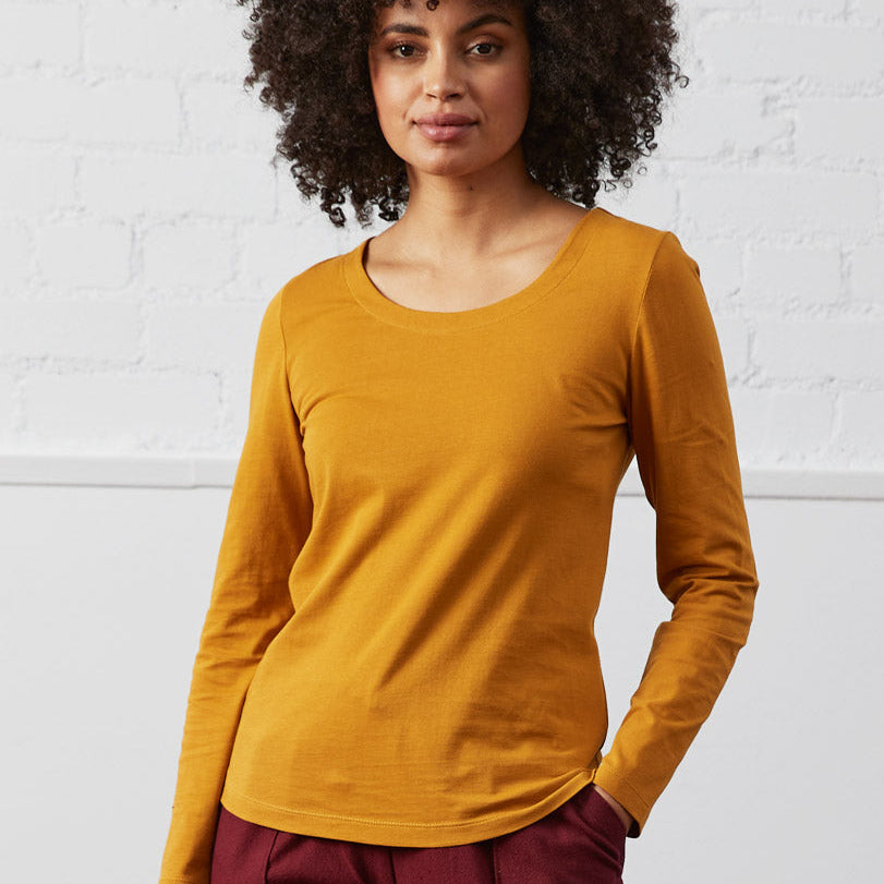 GOTS Organic Cotton Long Sleeve Jersey Top