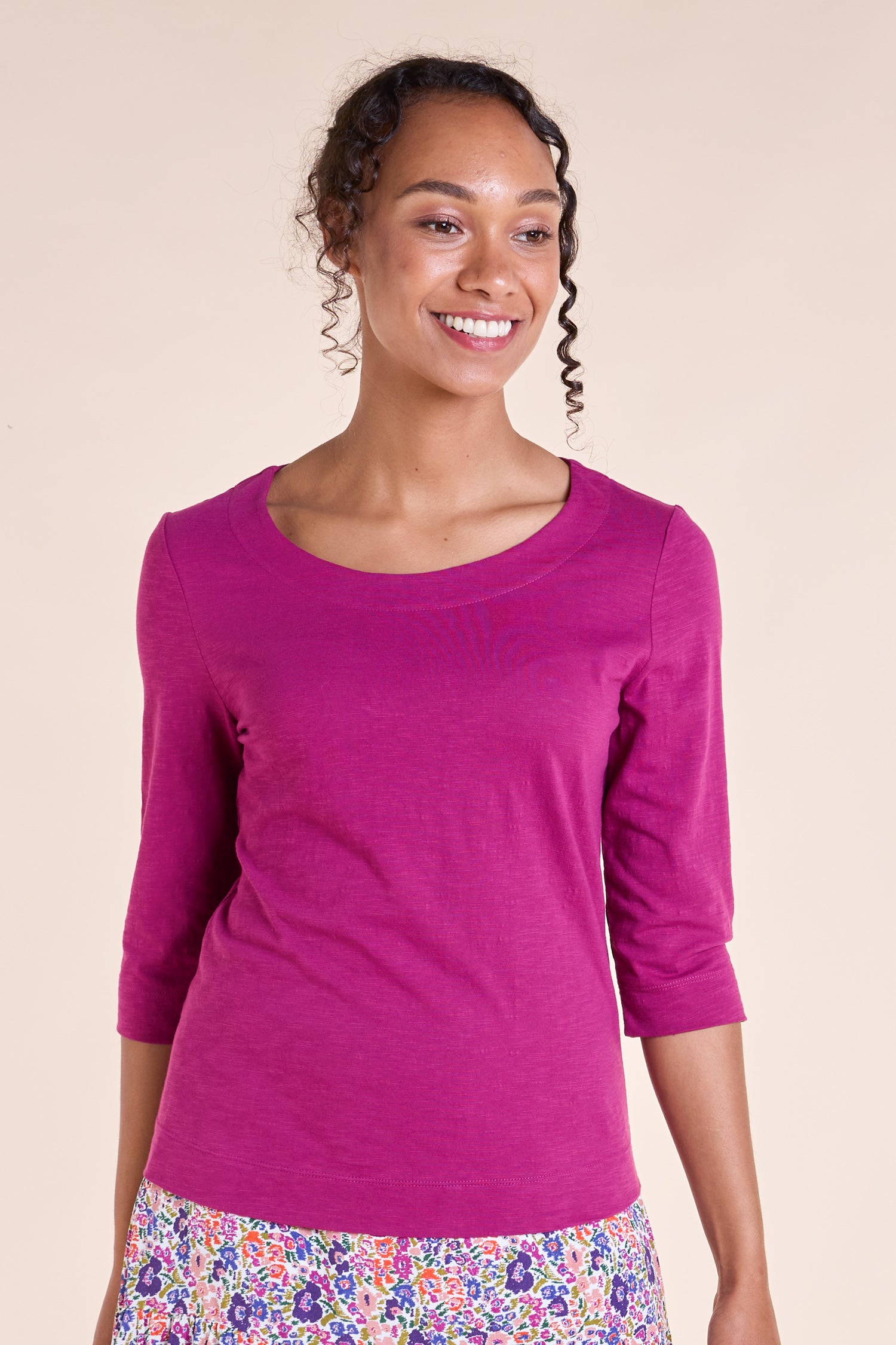 SS25 GOTS Organic Cotton Top - Pansy