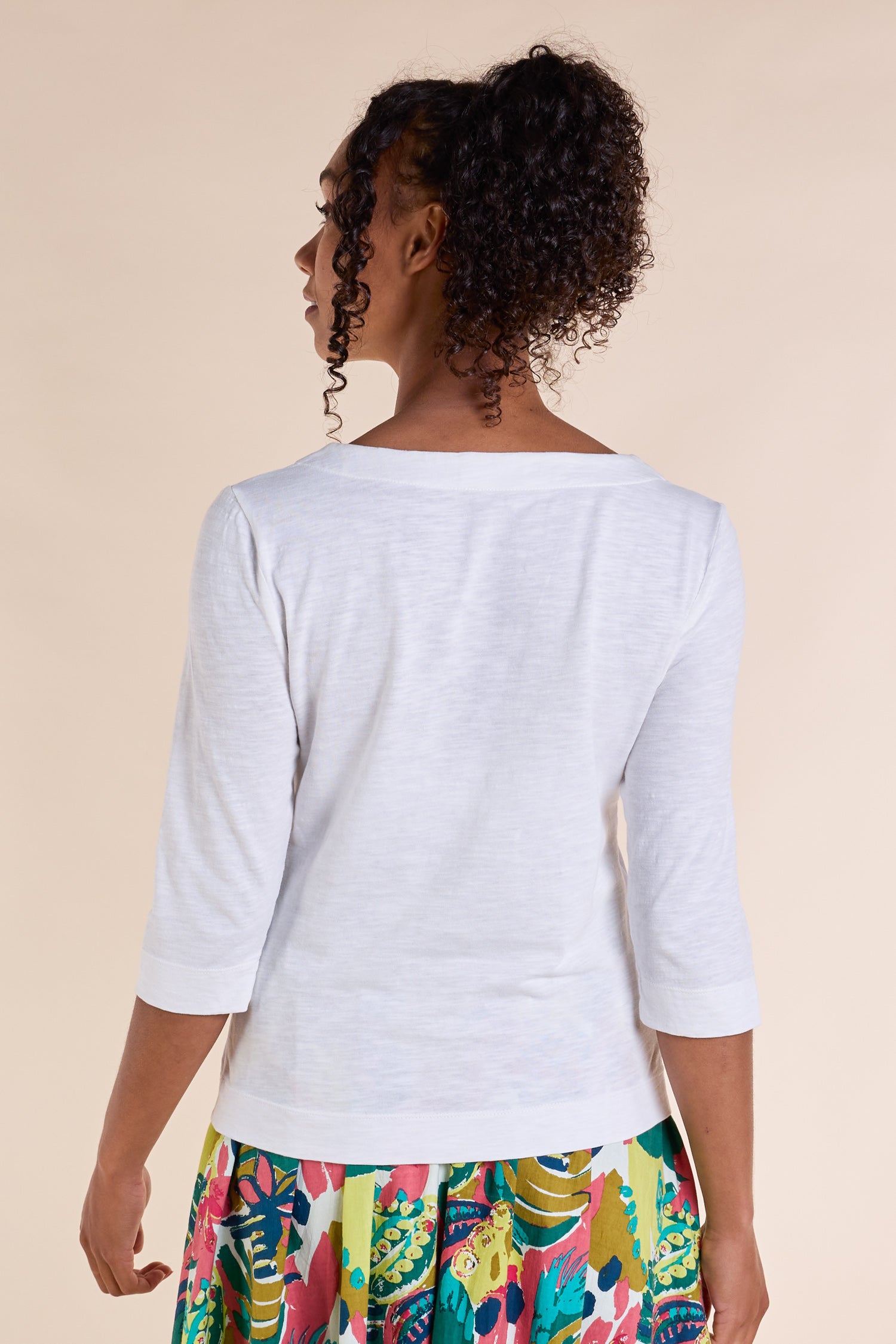 SS25 GOTS Organic Cotton Top - White