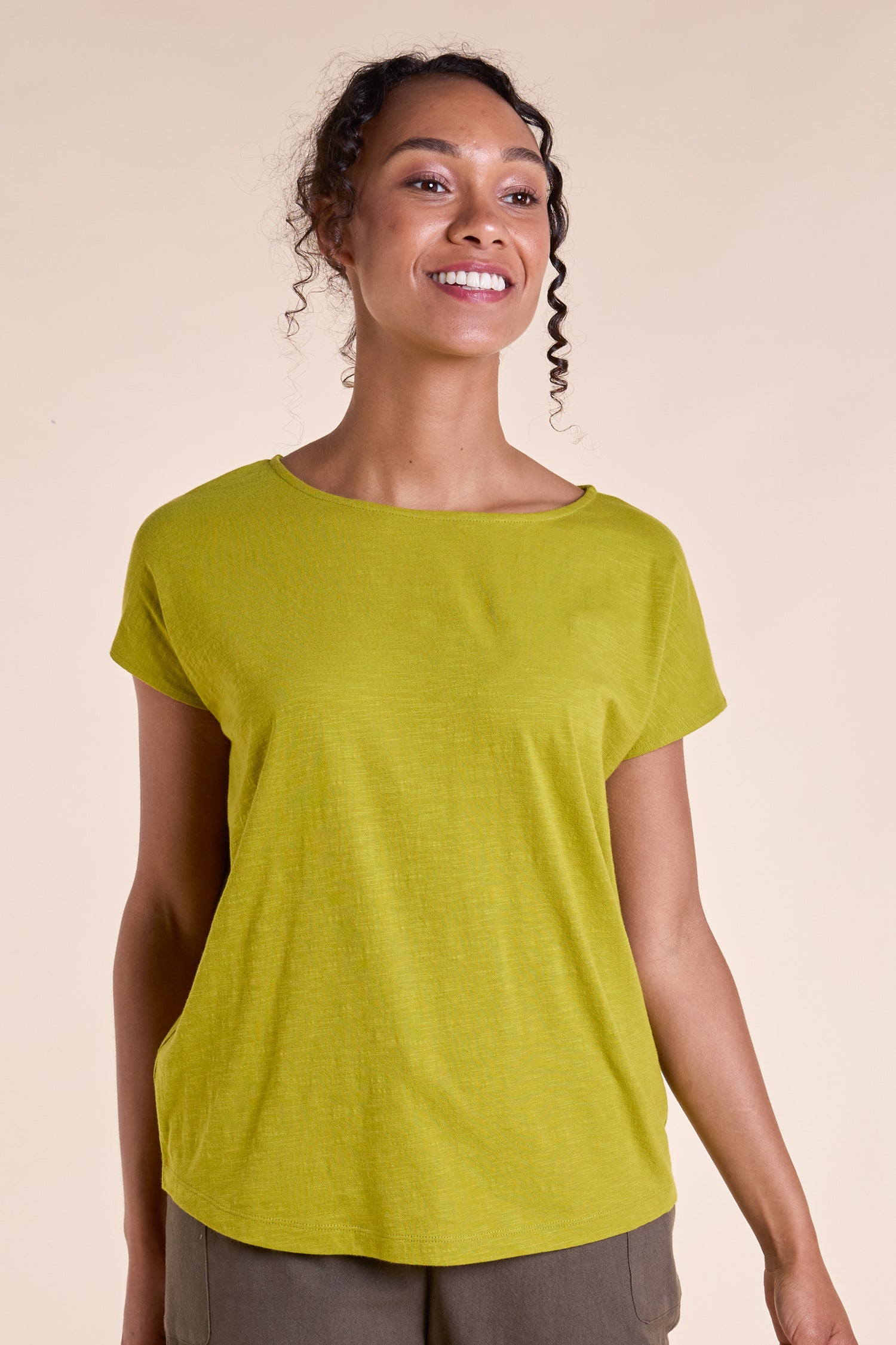 SS25 GOTS Organic Cotton T shirt - Lotus