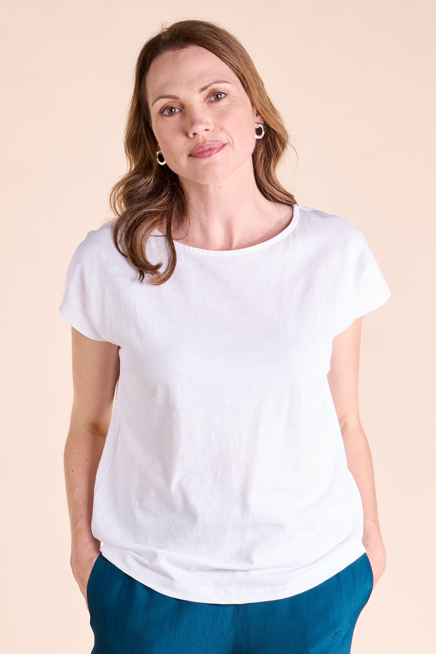 SS25 GOTS Organic Cotton T shirt - White