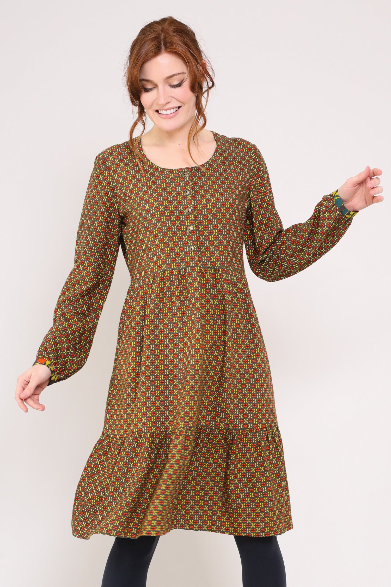 Lenzing™ EcoVero™ Button Tunic Dress