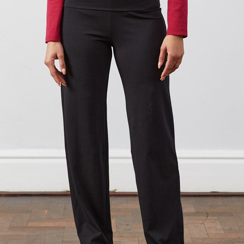 GOTS Organic Cotton Roll-Top Jersey Trousers
