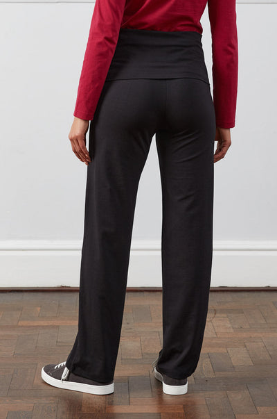GOTS Organic Cotton Roll-Top Jersey Trousers
