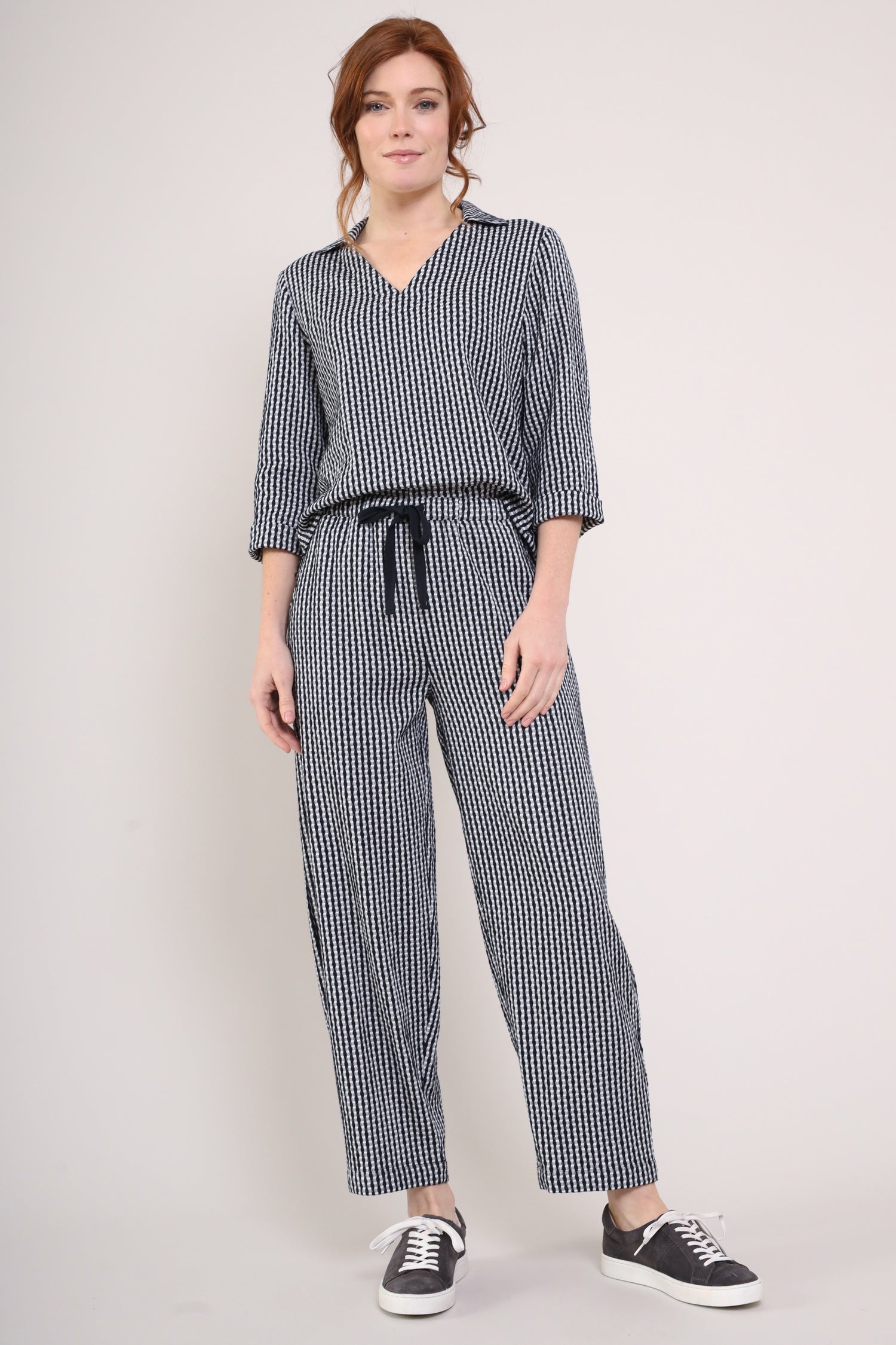 Cotton Check Trousers