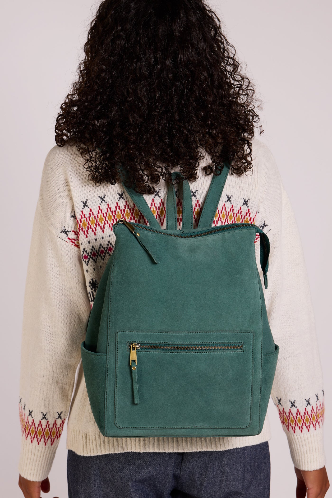 Suede Rucksack