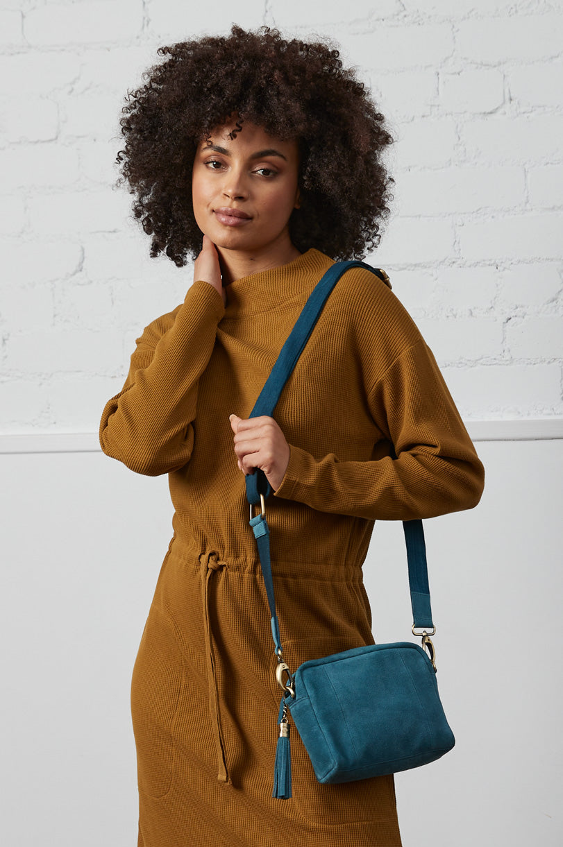 Suede Womens Crossbody Bag