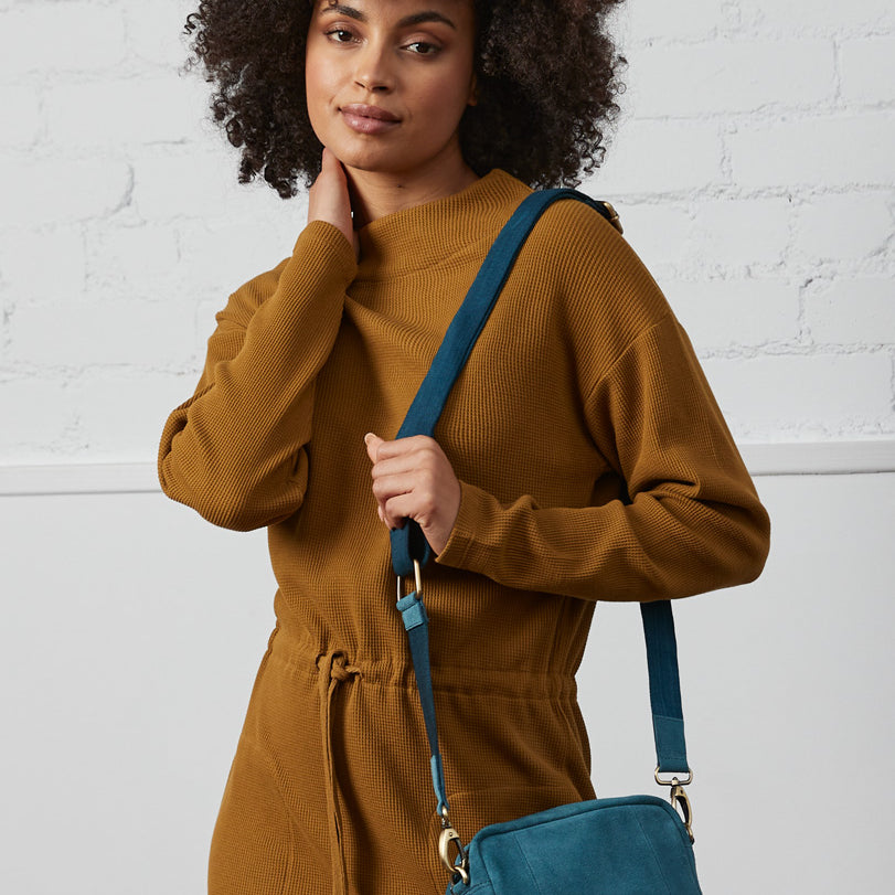 Suede Womens Crossbody Bag
