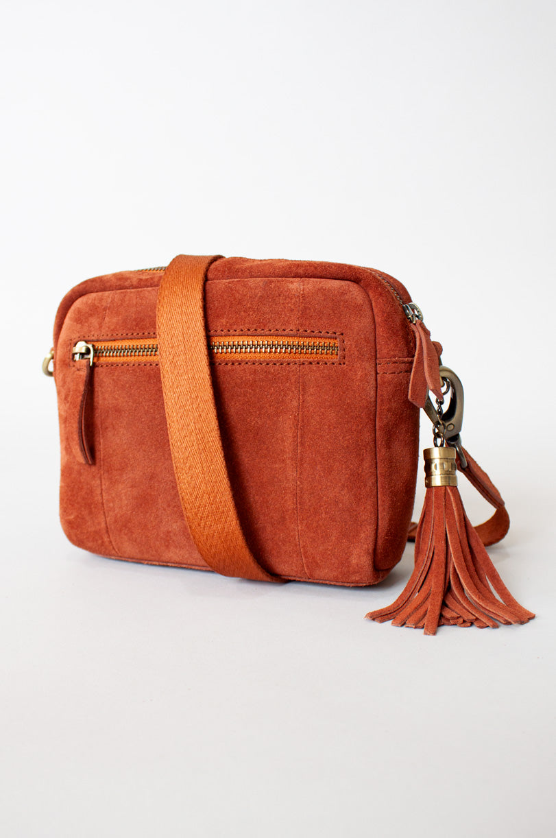 Suede cross body bag online