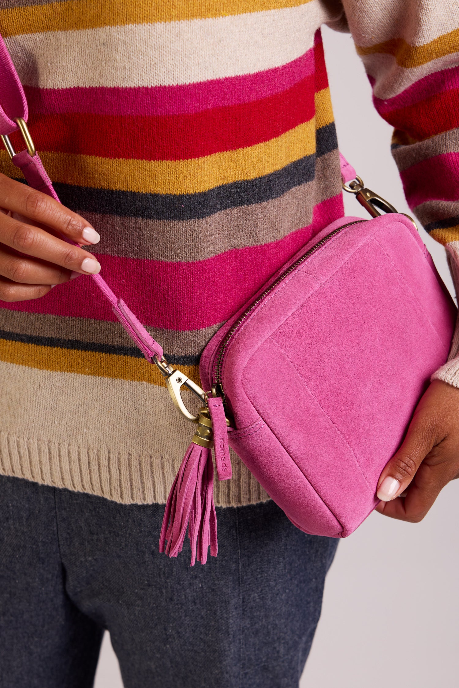 バッグ ecrin suede coin bag pink Ecrin Coin Bag | Milomoo Baby