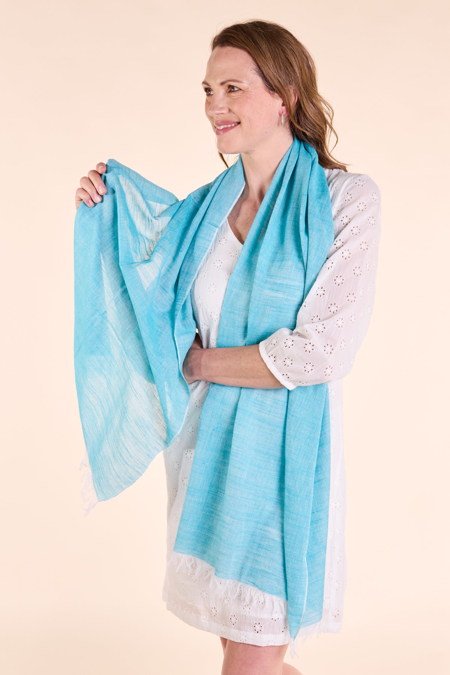 SS25 Yarn Dyed Cotton Scarf - Aria