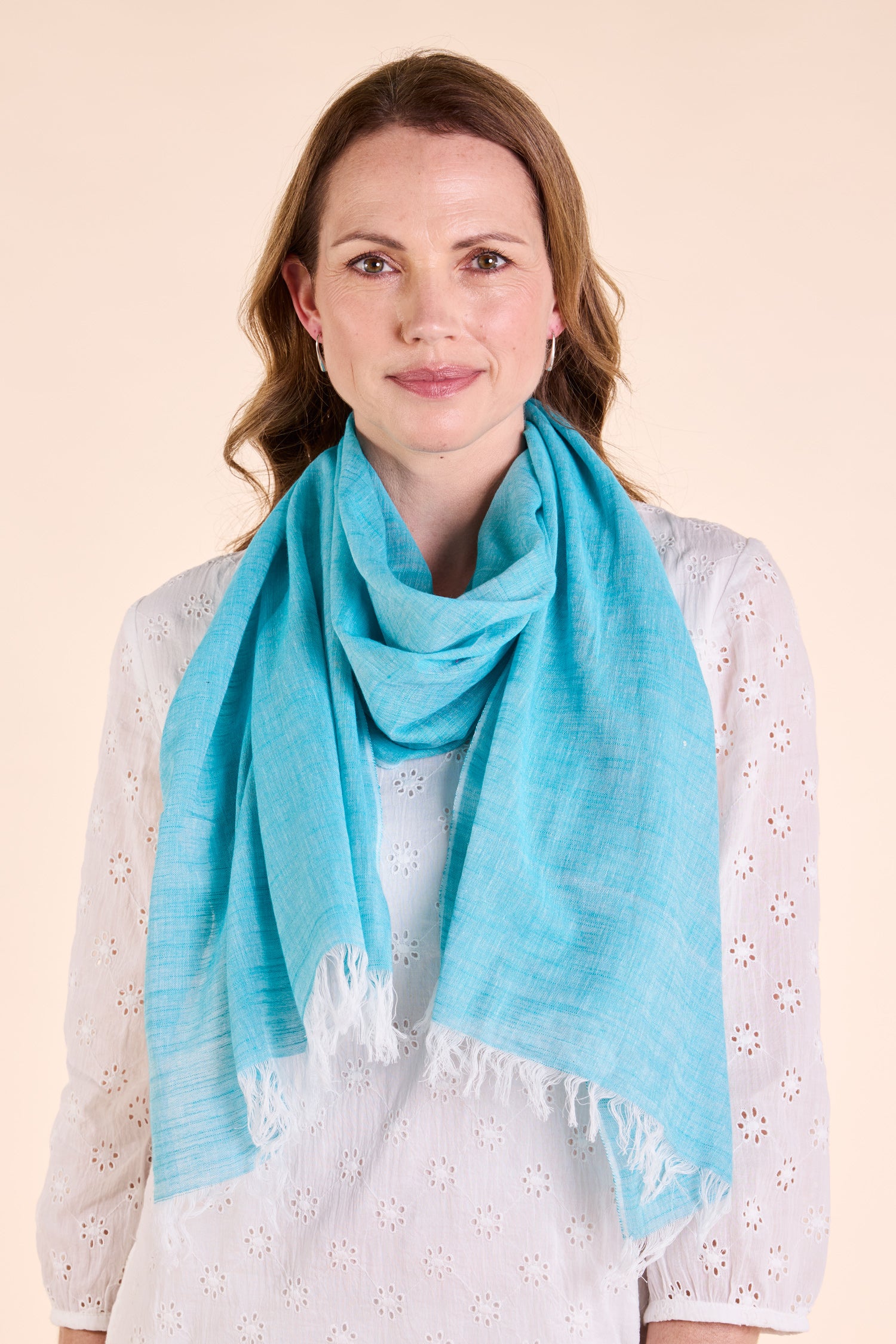 SS25 Yarn Dyed Cotton Scarf - Aria