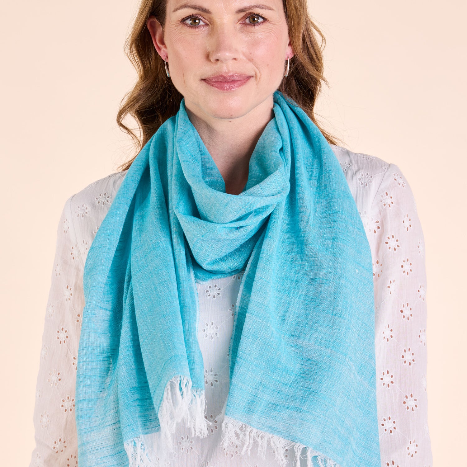 SS25 Yarn Dyed Cotton Scarf - Aria