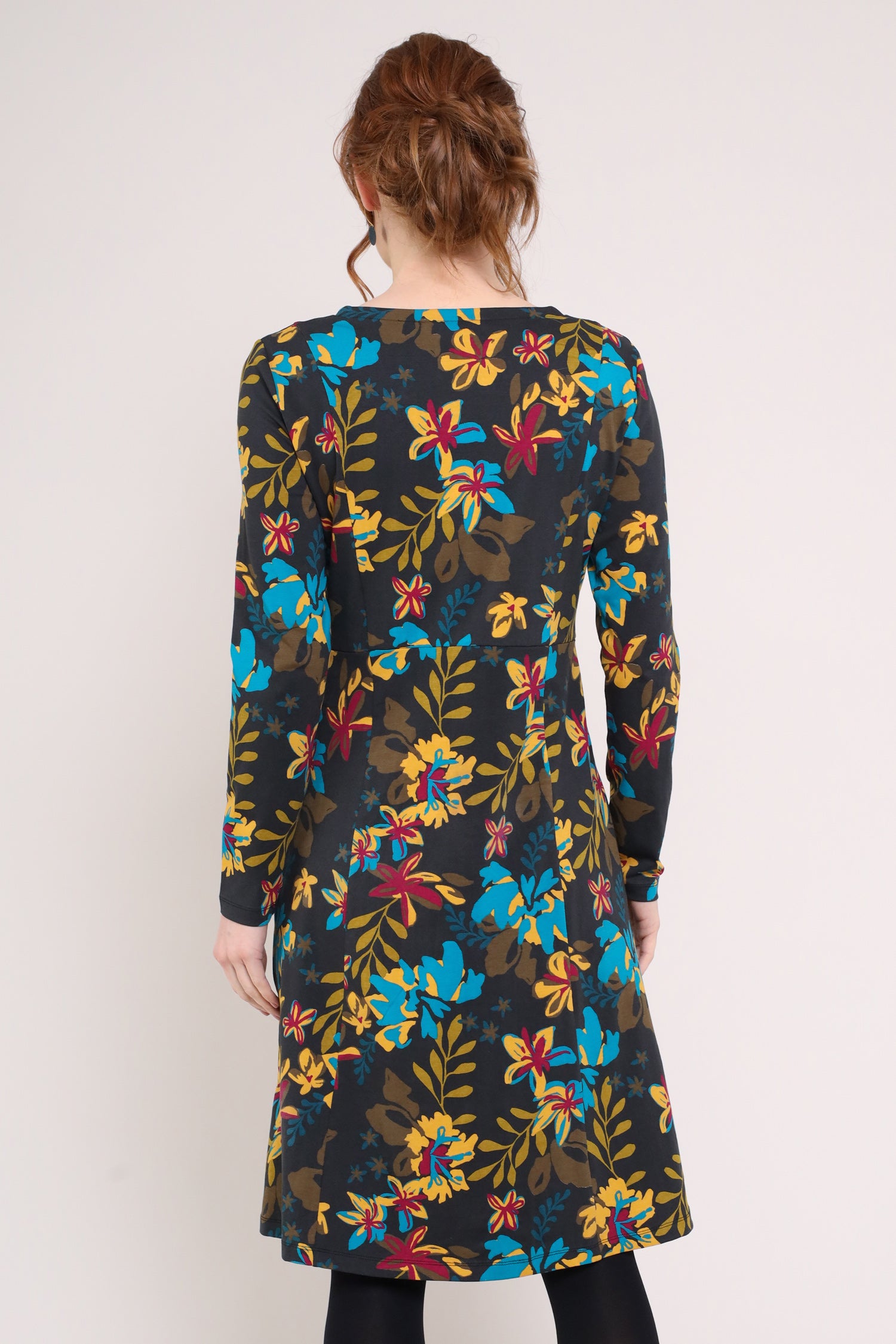 GOTS Organic Cotton Elastane Fit and Flare Dress
