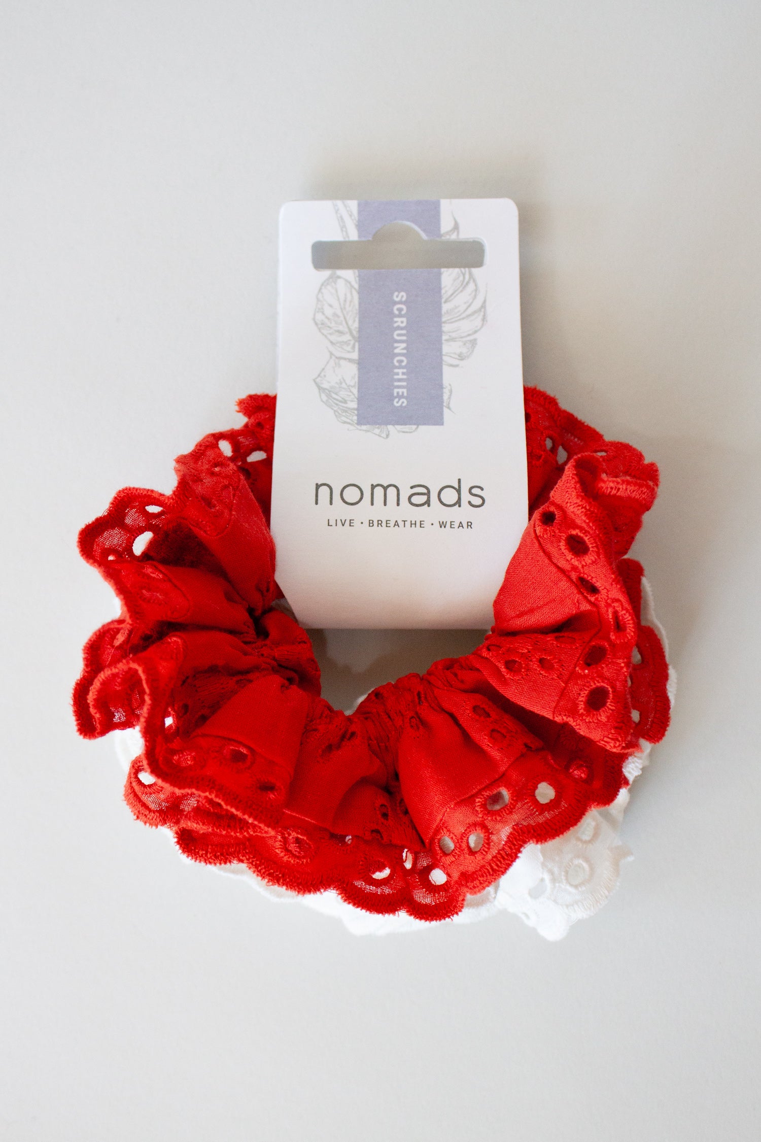 SS25 Mixed Srunchies Pack of 2 - Red & White PK