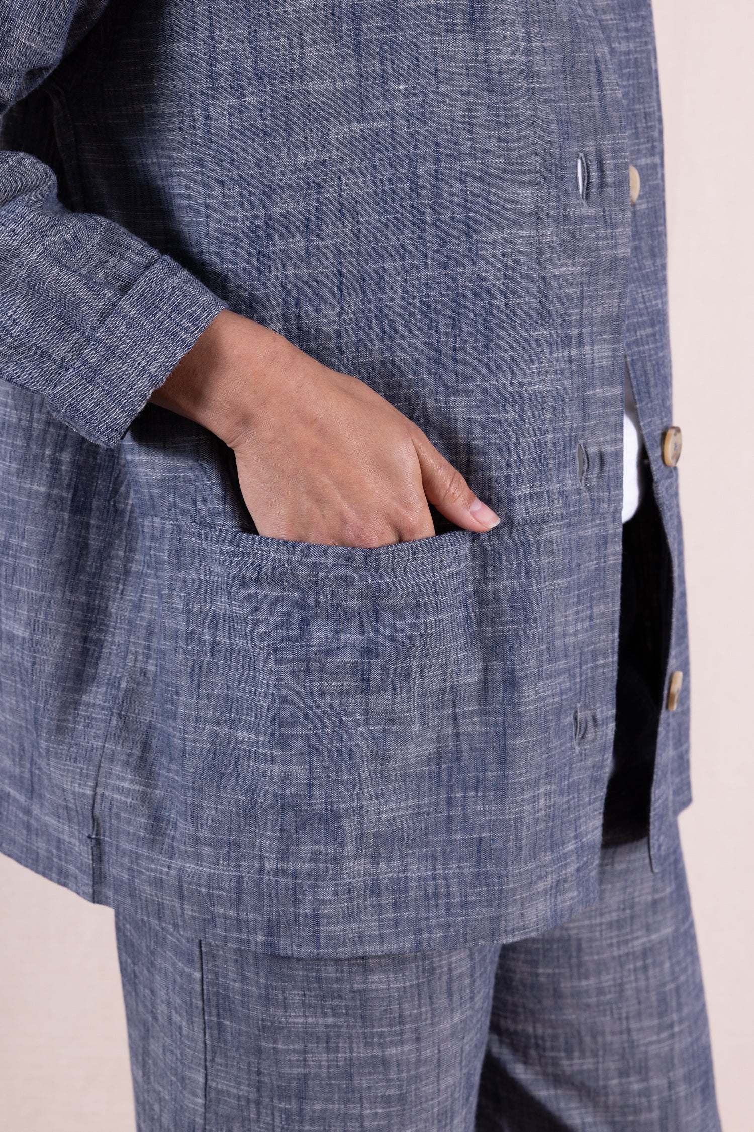 SS26 Chambray Shirt Jacket - Chambray
