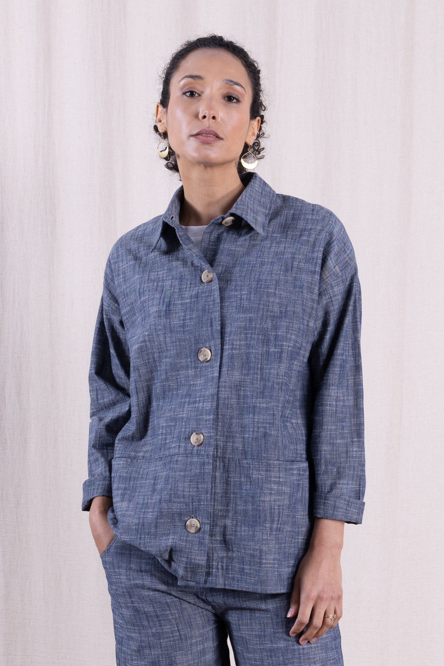 SS26 Chambray Shirt Jacket - Chambray