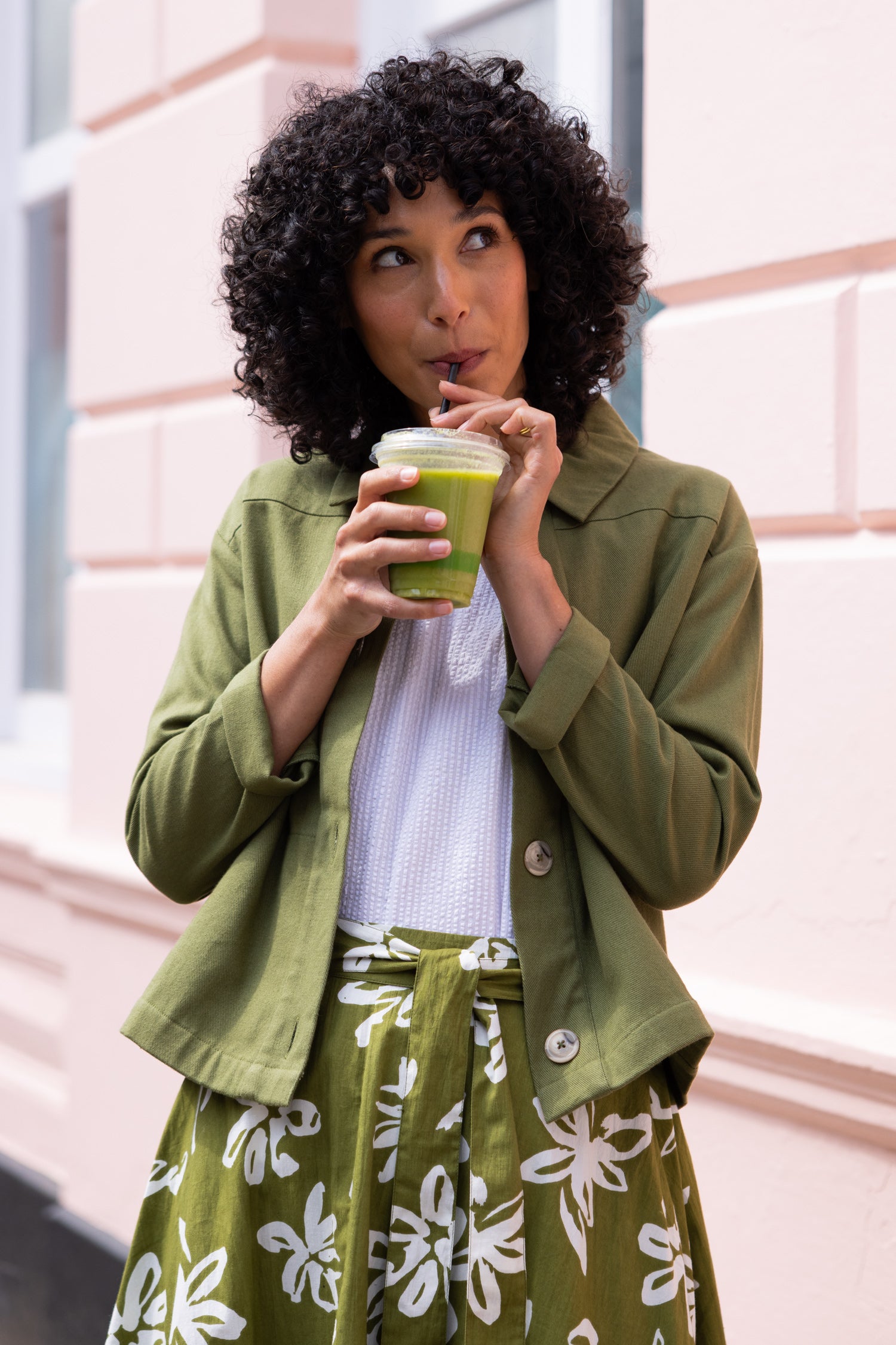 SS26 Cotton Drill Jacket - Verdant