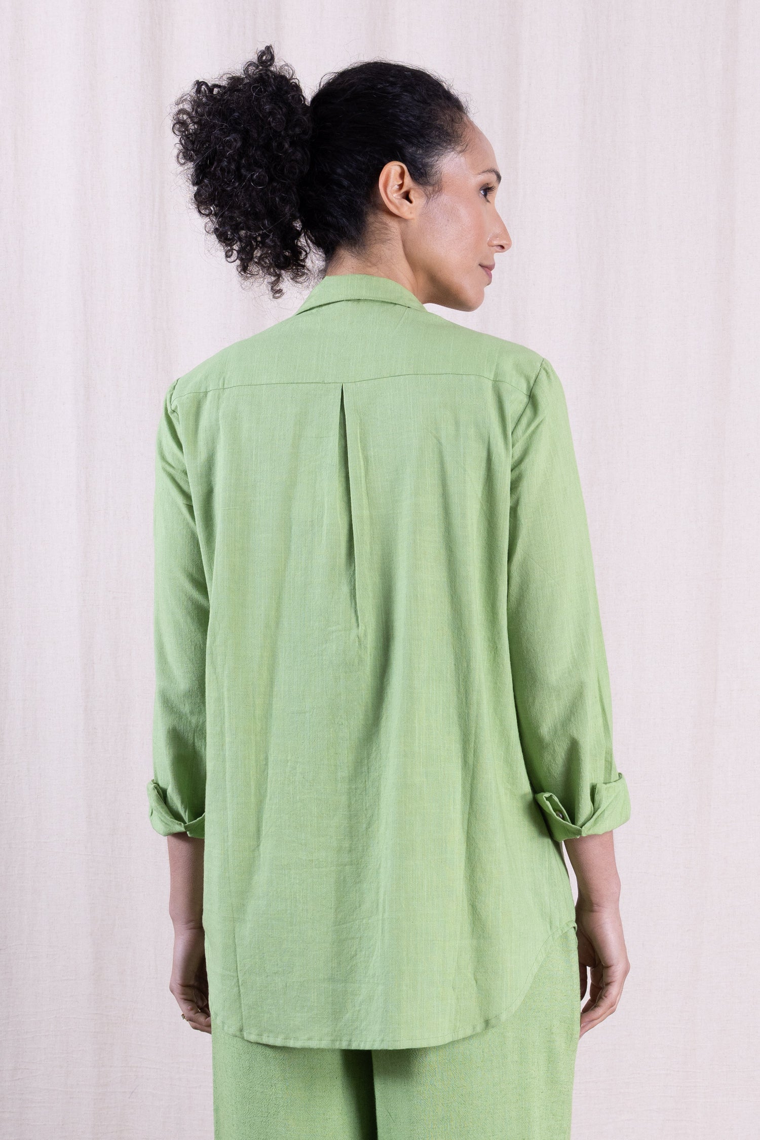 SS26 Cotton Shirt - Pistachio