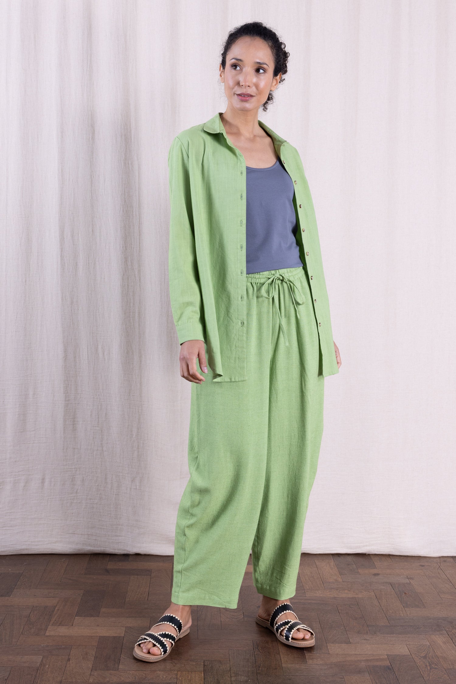SS26 Cotton Shirt - Pistachio