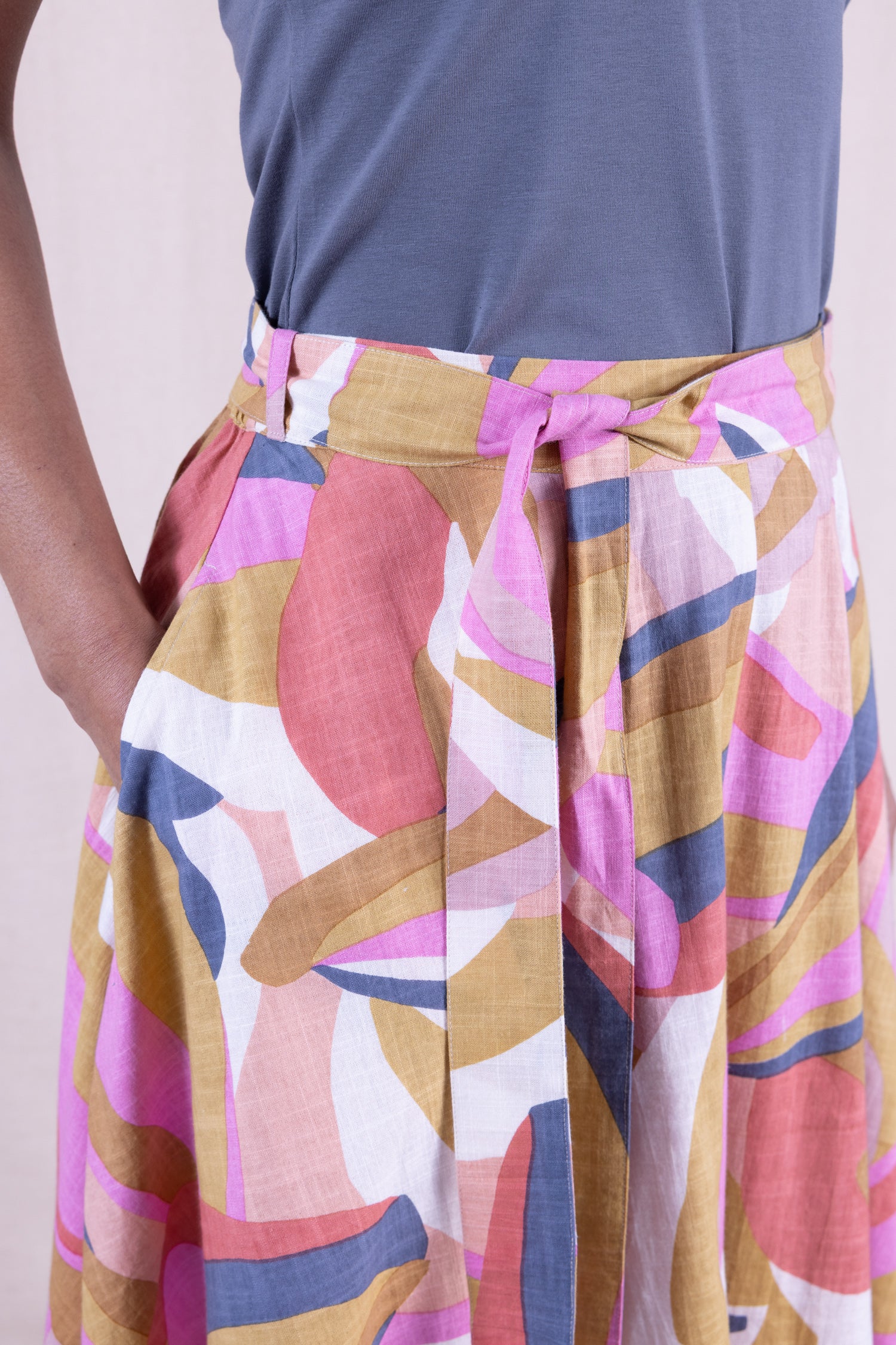 SS26 Cotton Swing Skirt - Multi