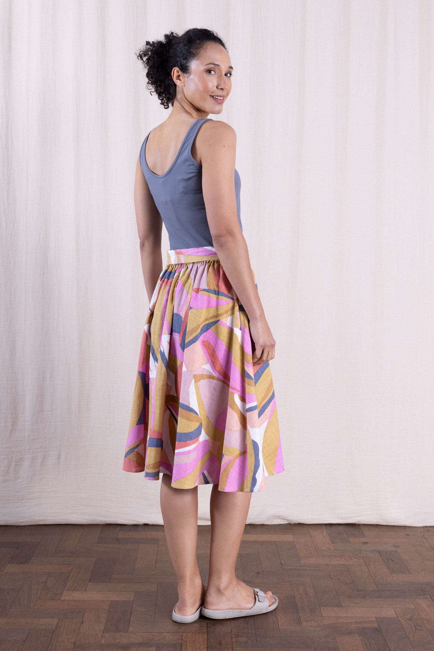 SS26 Cotton Swing Skirt - Multi