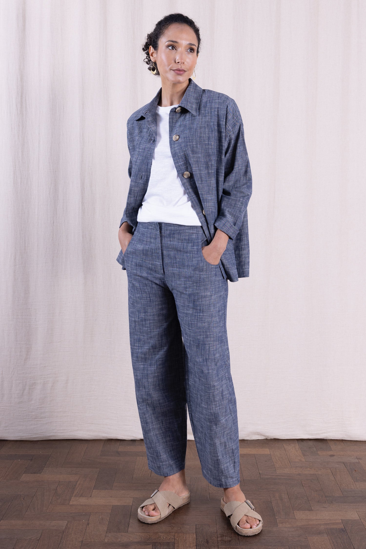 SS26 Chambray Shirt Jacket - Chambray