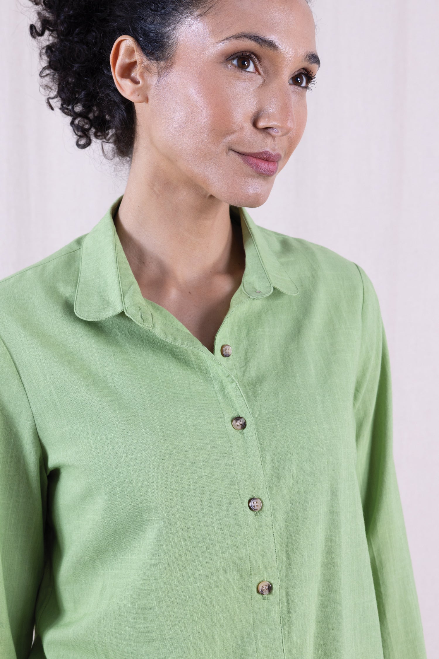 SS26 Cotton Shirt - Pistachio