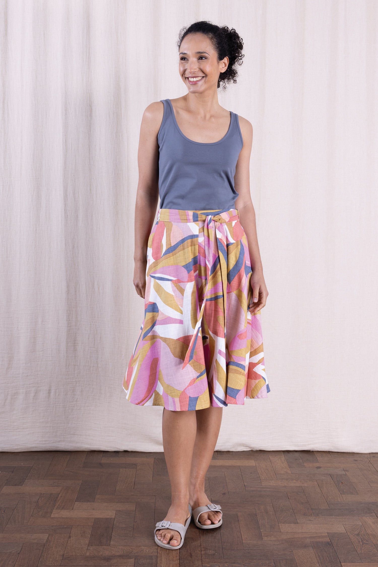 SS26 Cotton Swing Skirt - Multi
