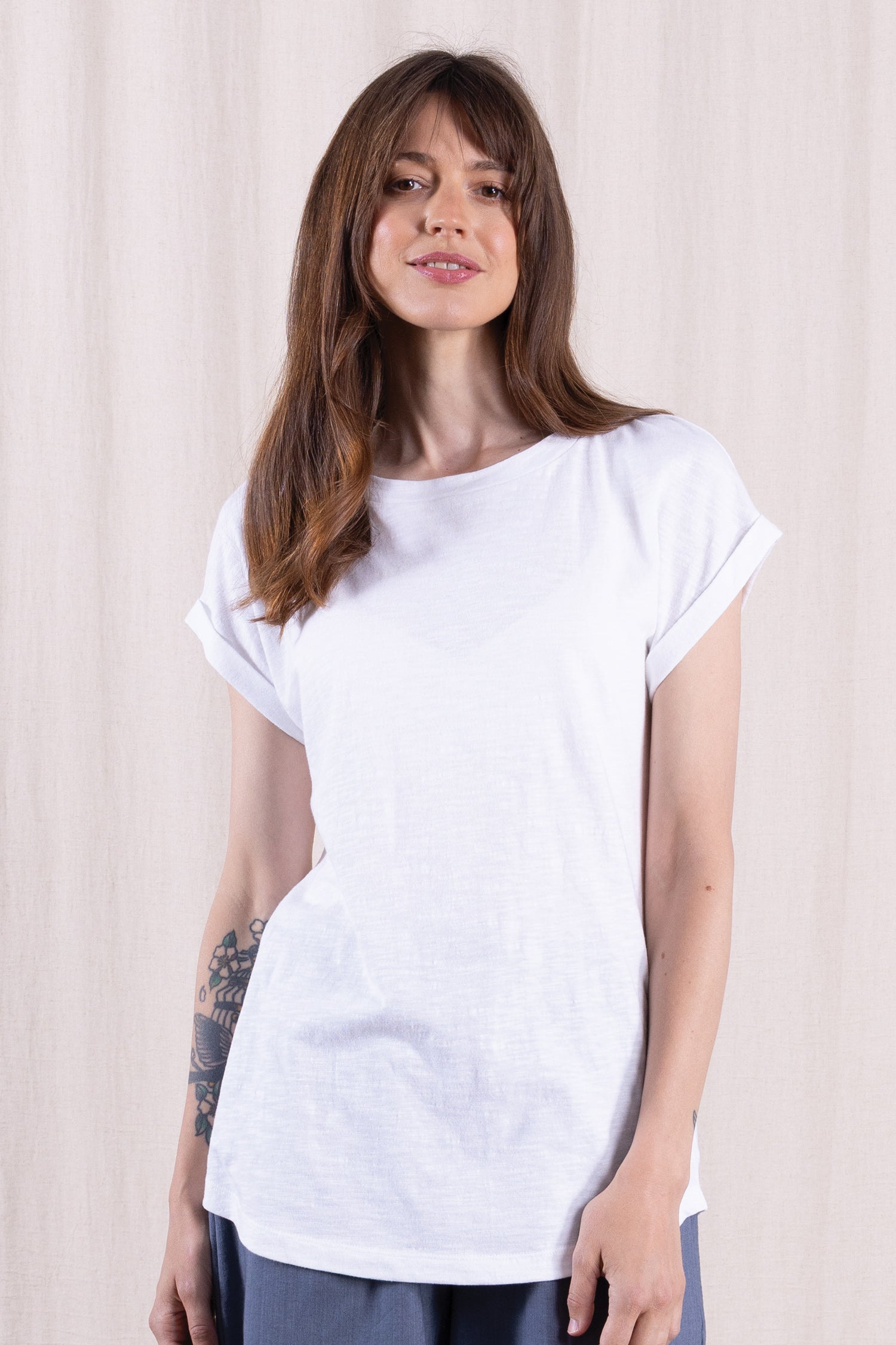 SS26 GOTS Organic Cotton T Shirt - White