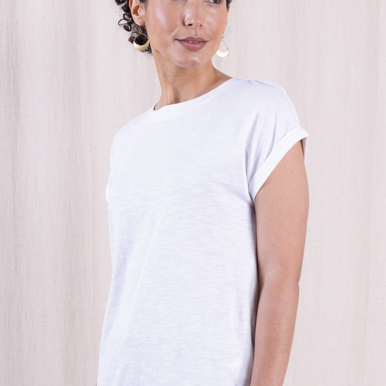 SS26 GOTS Organic Cotton T Shirt - White