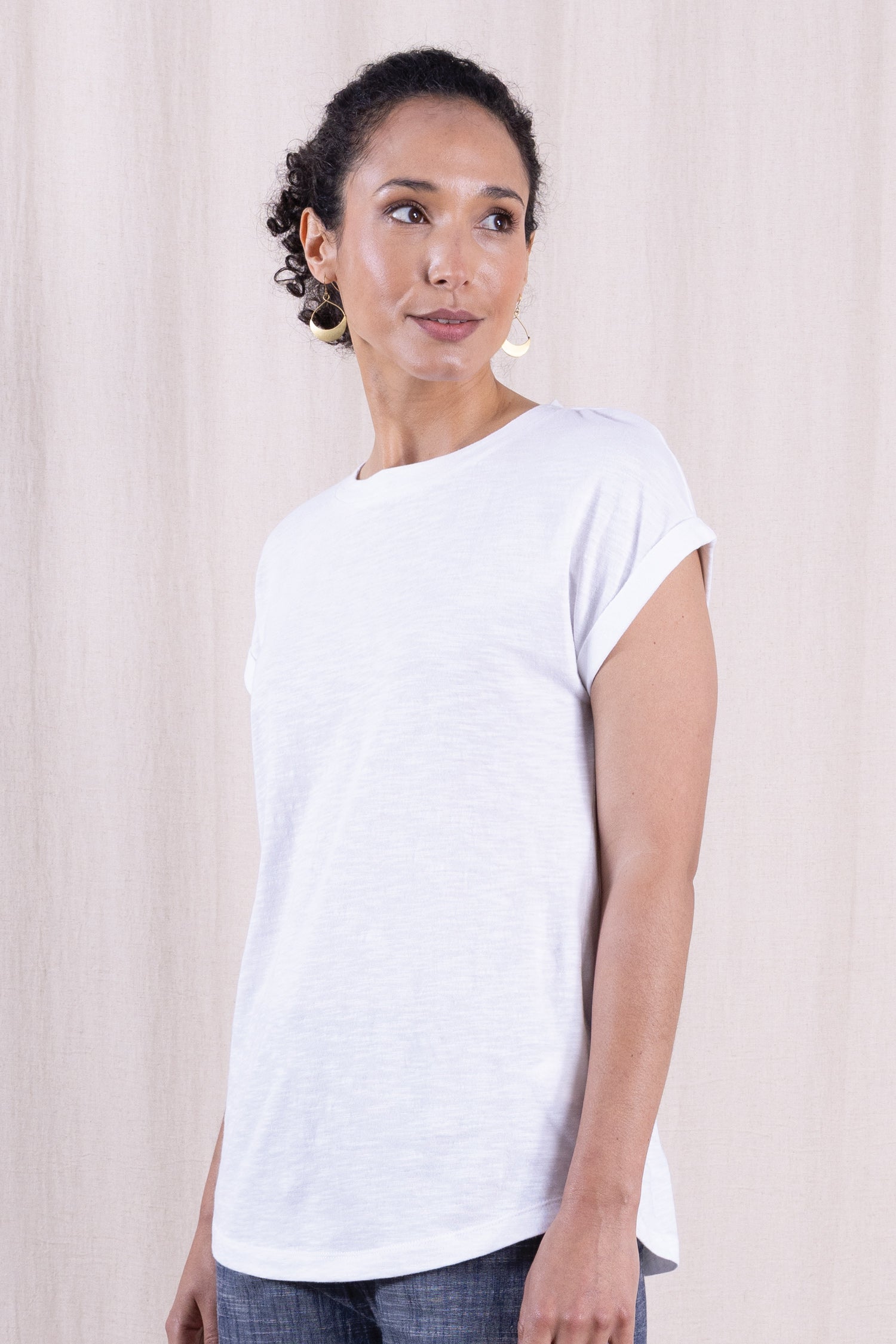 SS26 GOTS Organic Cotton T Shirt - White