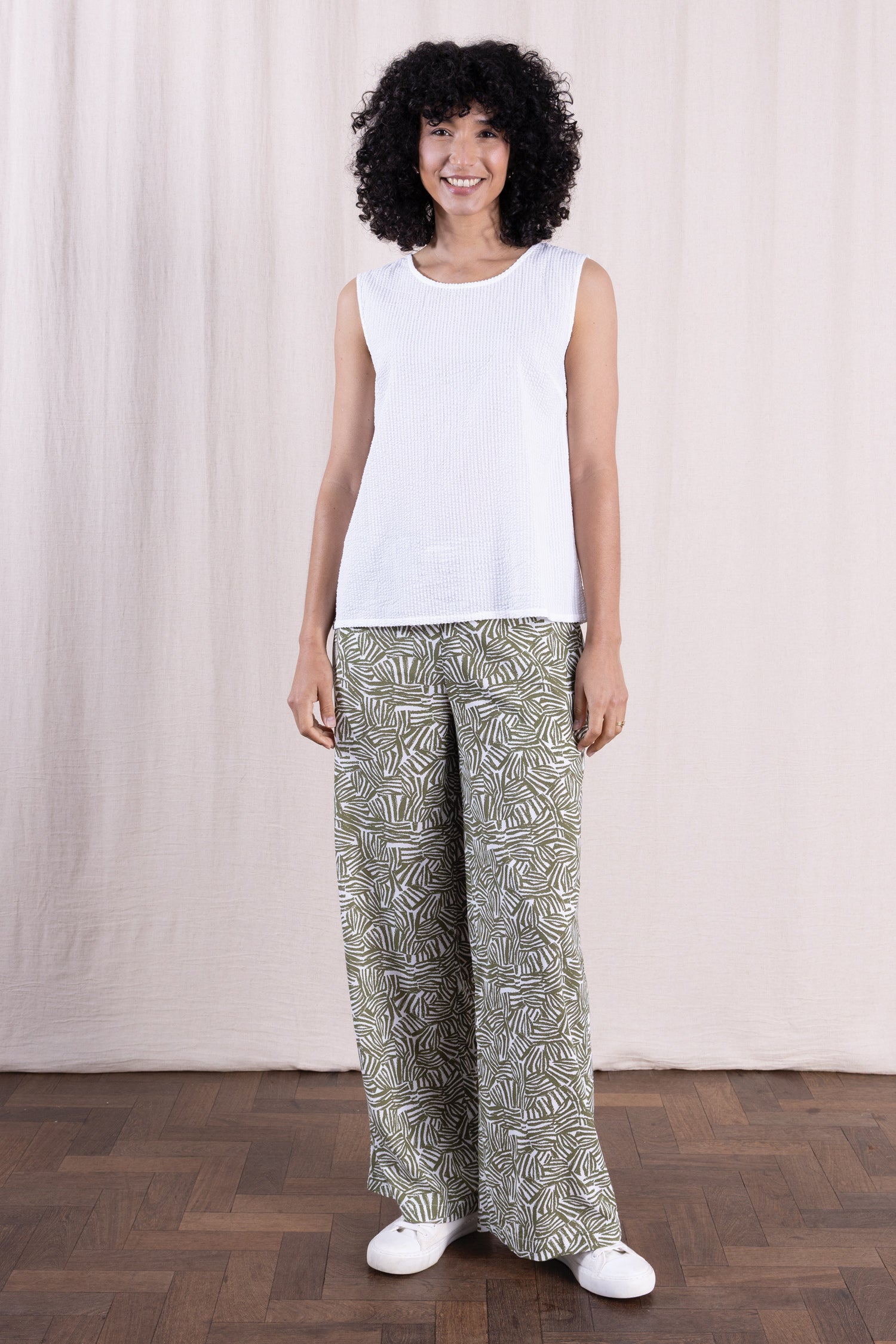 SS26 Cotton Vest Top - White