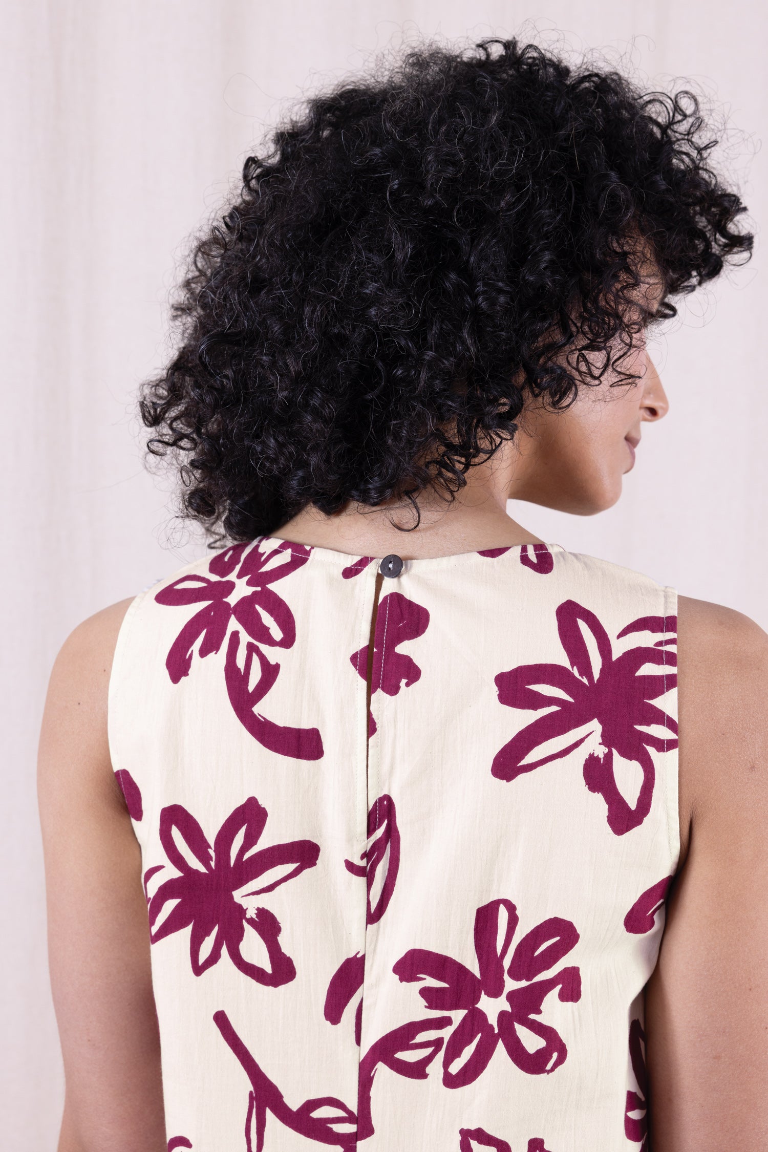 SS26 Cotton Poplin Dress - Rosewood