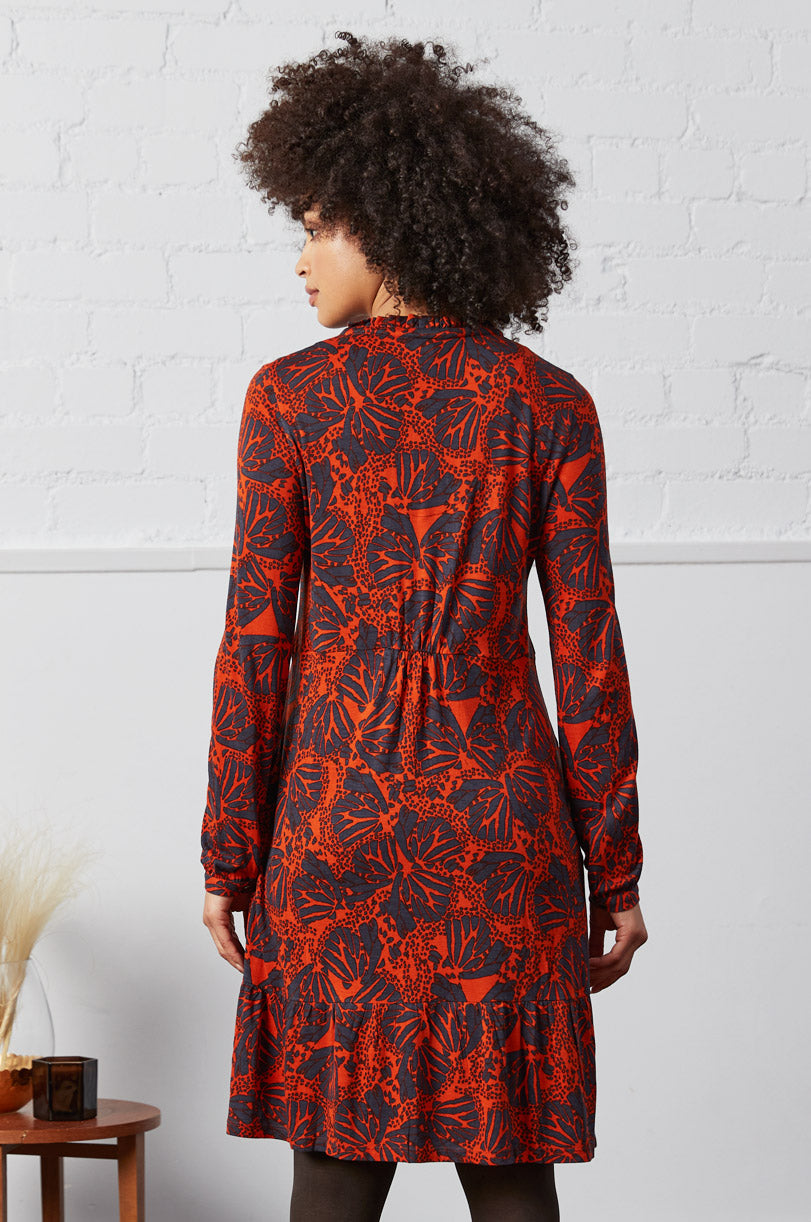 Lenzing Ecovero Gathered Tunic Dress