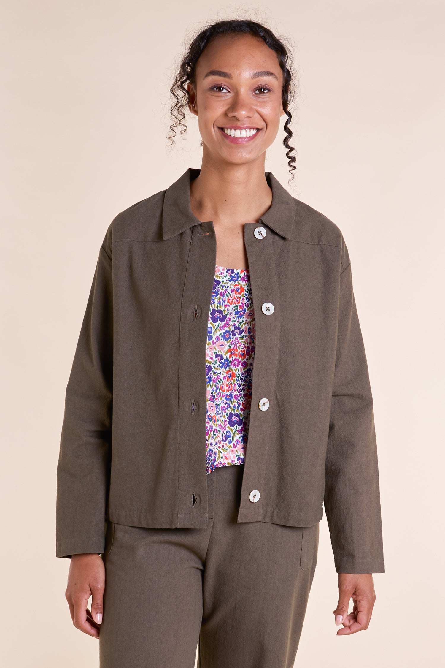 SS25 Cotton Jacket - Olive