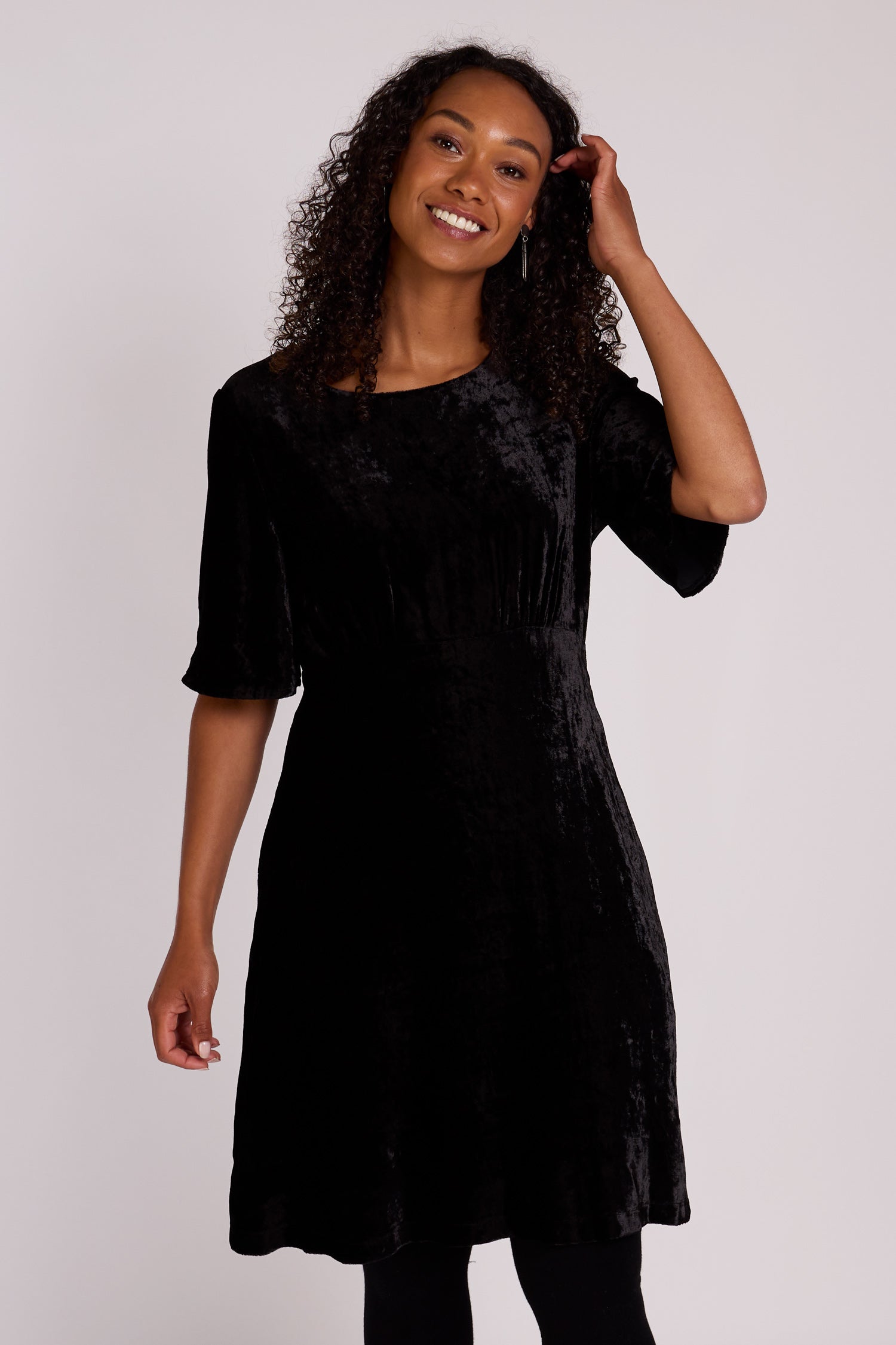 Velvet Tunic Dress