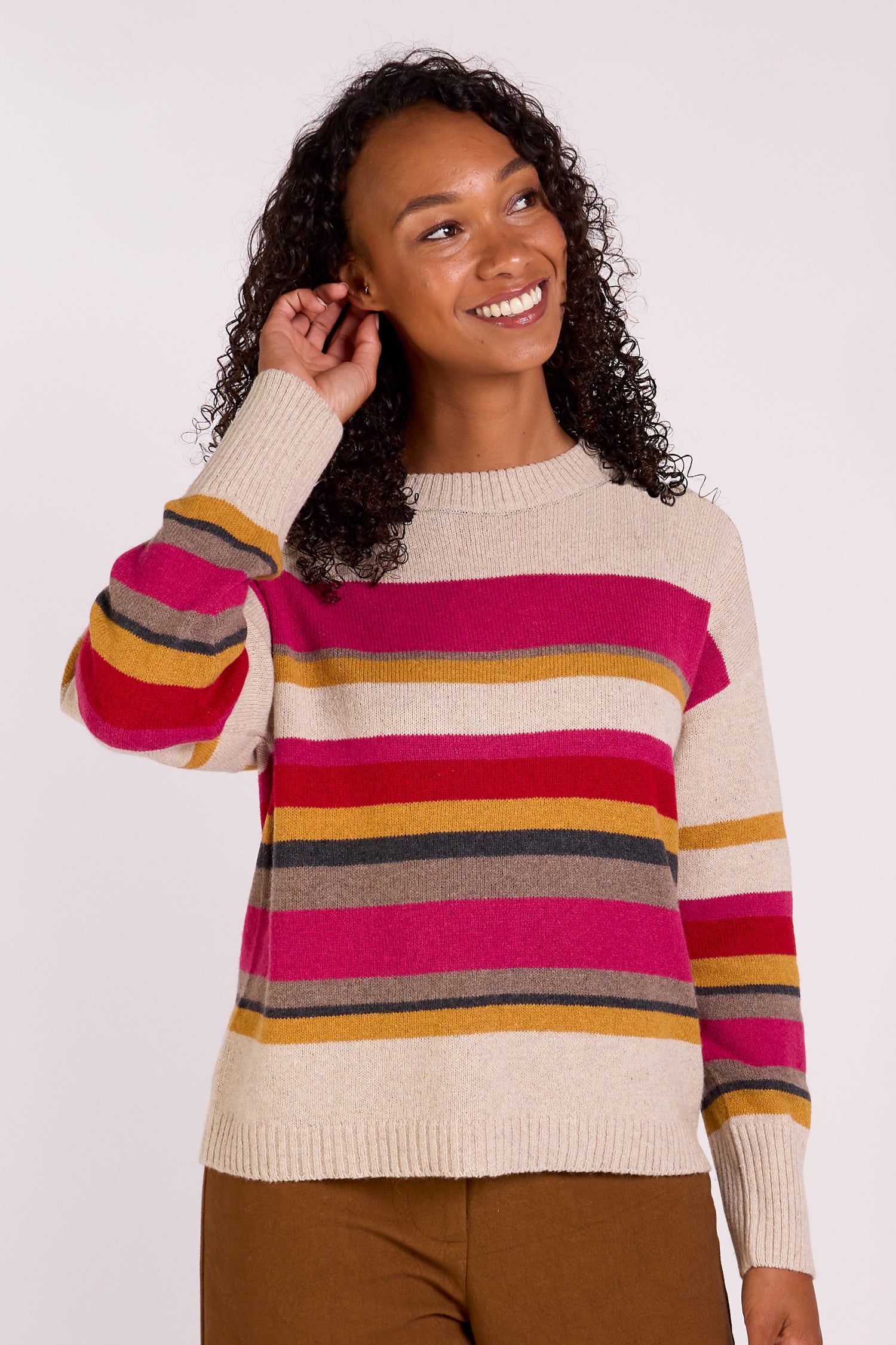 Recycled Striped Jumper