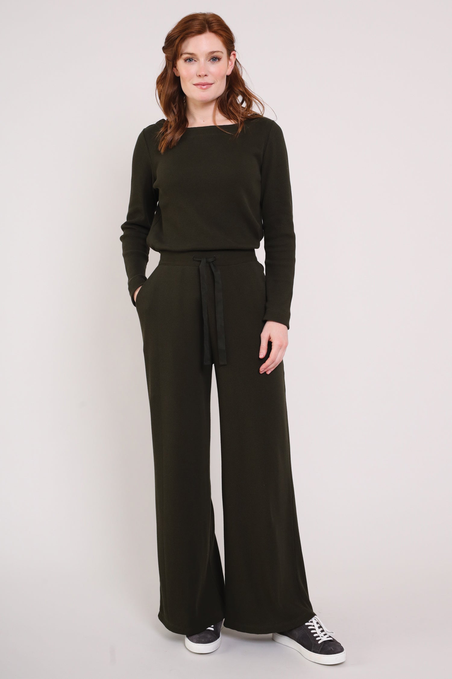 GOTS Organic Cotton Wide Leg Trouser