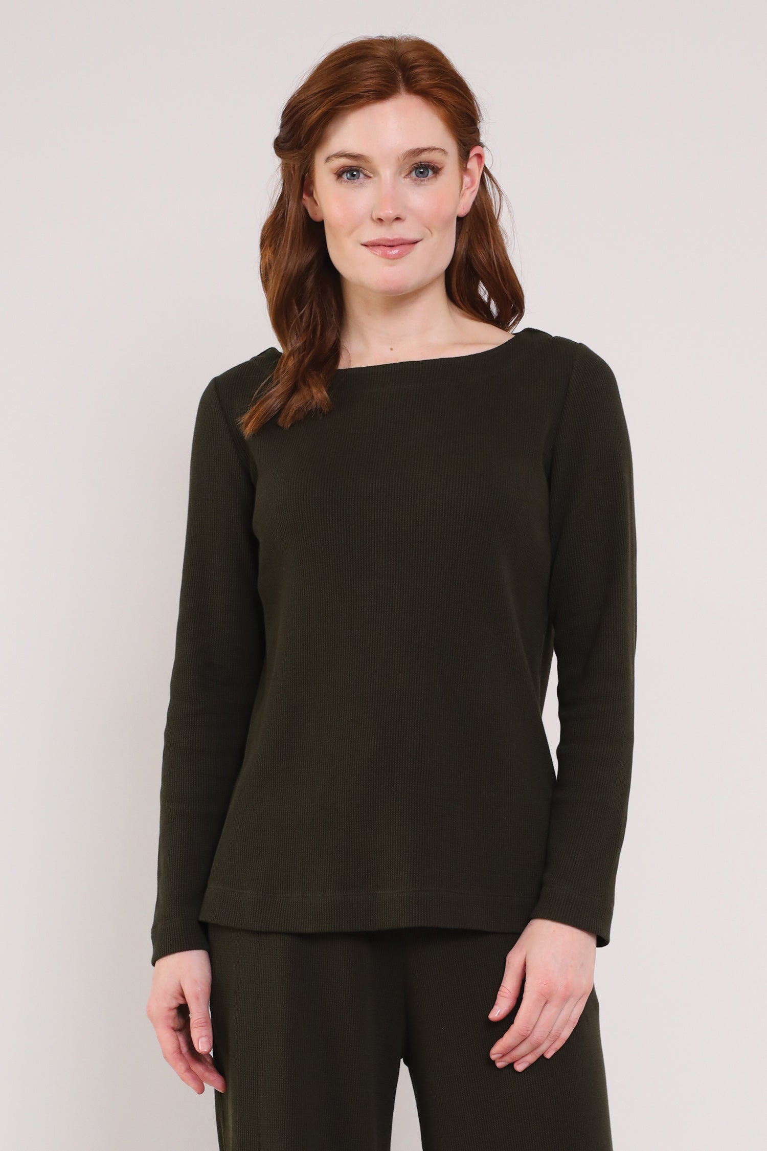 GOTS Organic Cotton Boat Neck Top