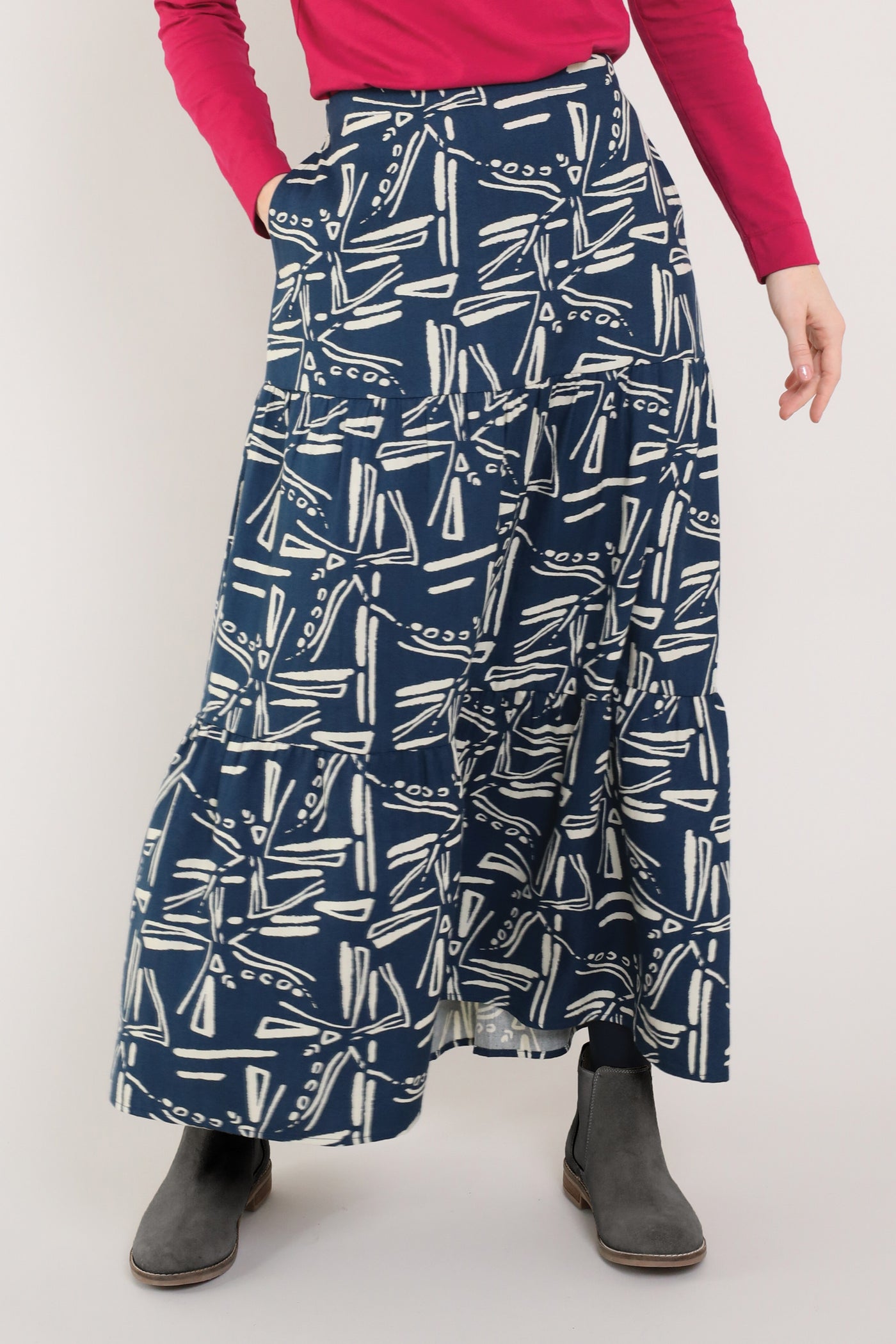 Lenzing™Tencel™ Tiered Skirt