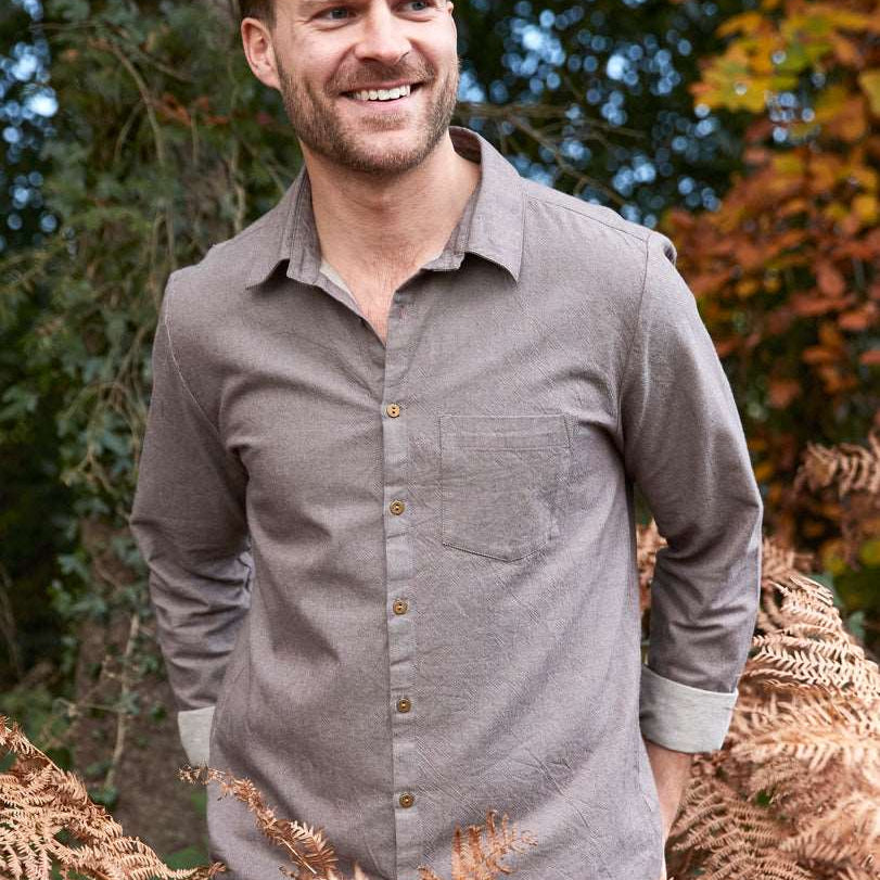 CH9002  Mens Longsleeve Chambray Shirt