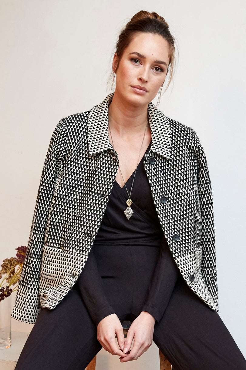HT6023  Jacket with in  seam pockets