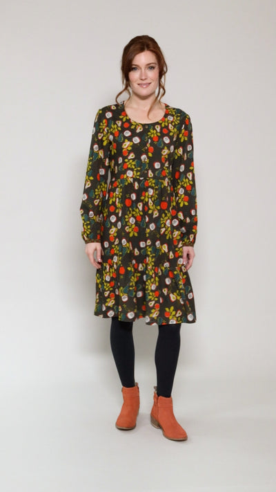 Ecovero Button tunic dress